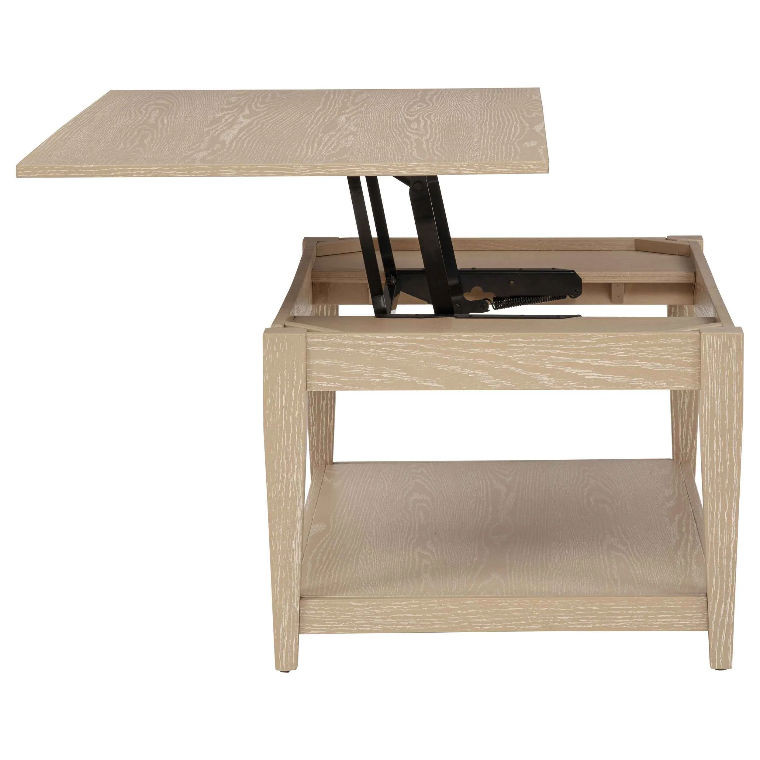 Lindenton Blonde 2-piece Wood Lift-Top Coffee and End Table Set - Image 11