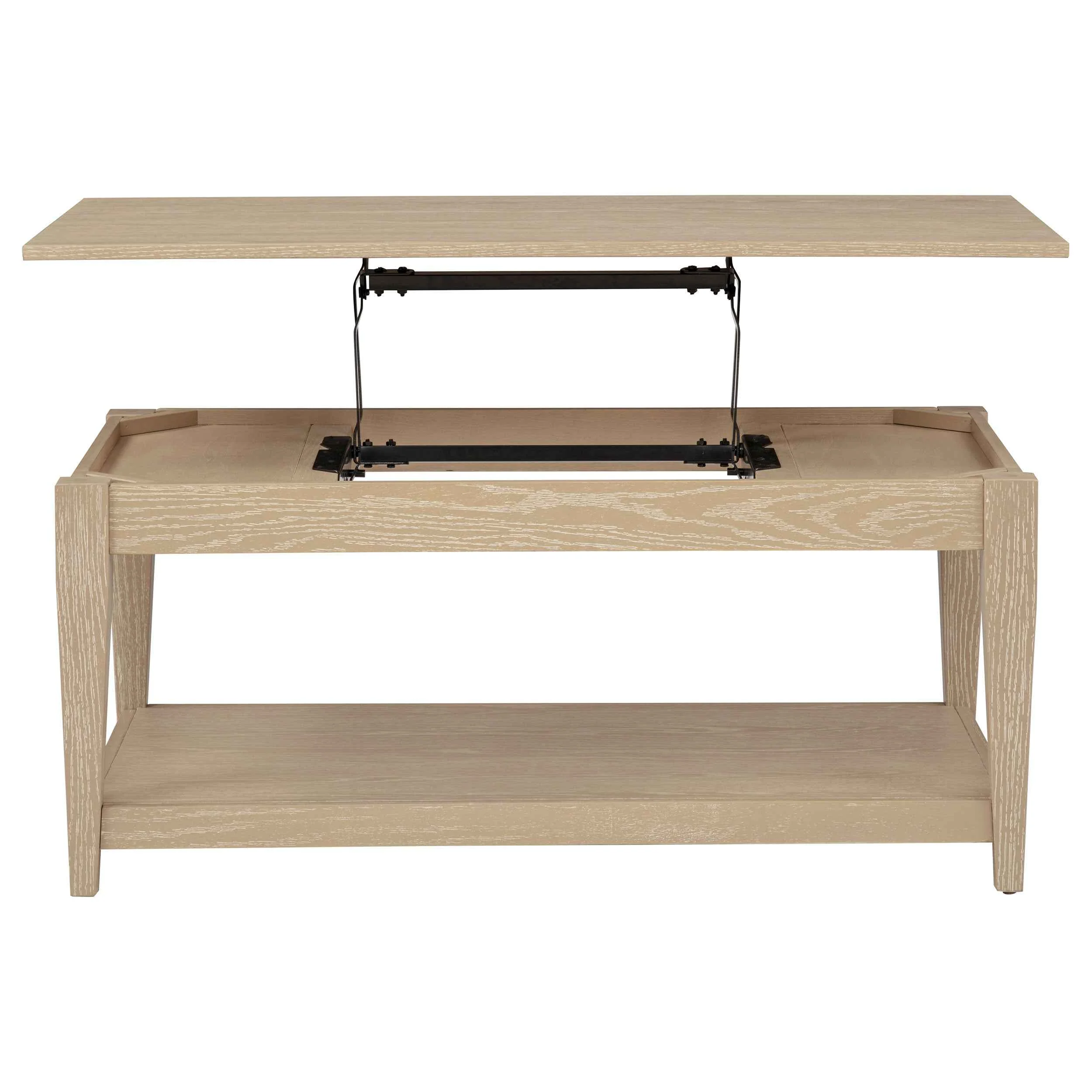 Lindenton Blonde Lift-Top Occasional Cocktail Coffee Table - Image 5