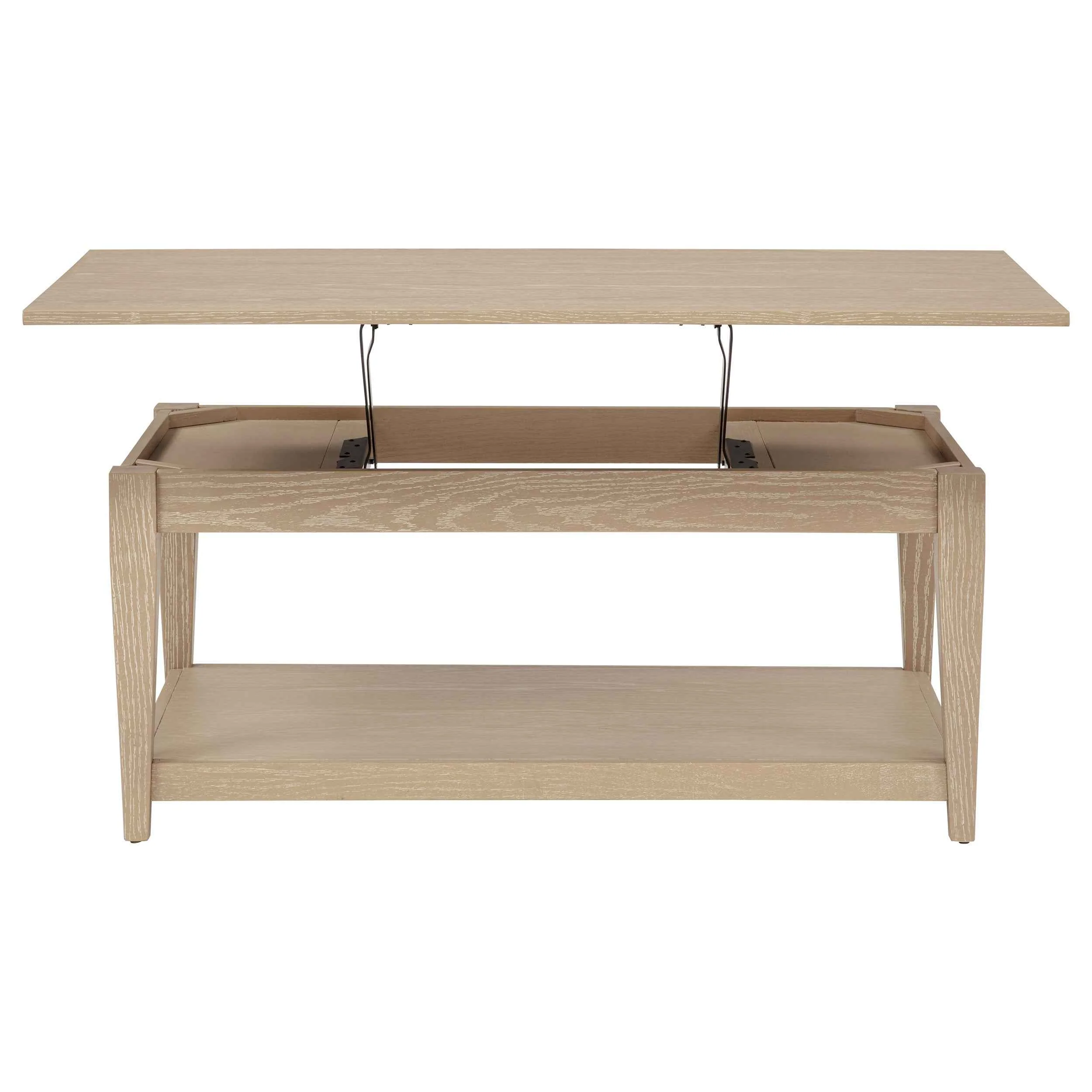 Lindenton Blonde Lift-Top Occasional Cocktail Coffee Table - Image 7