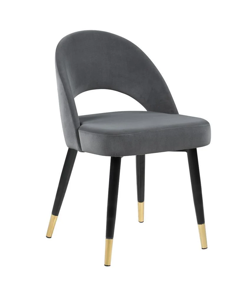 Lindsey Gray Arched Back Upholstered Side Chairs, Set of 2 - Image 5