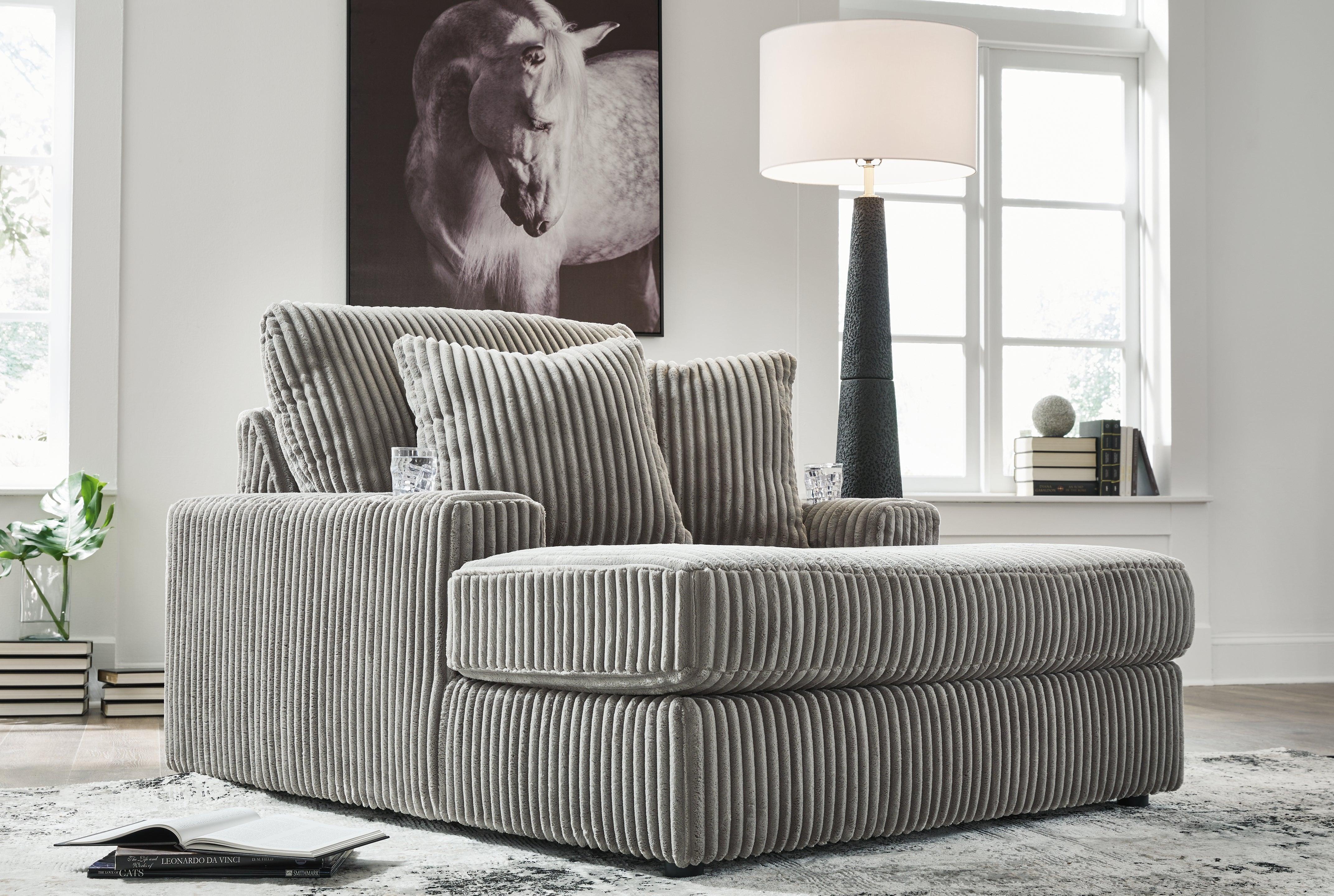 Lindyn Fog Oversized Chaise - Image 2