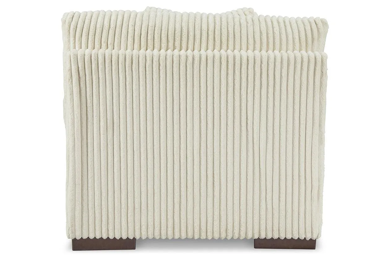 Lindyn Ivory Armless Chair - Image 5
