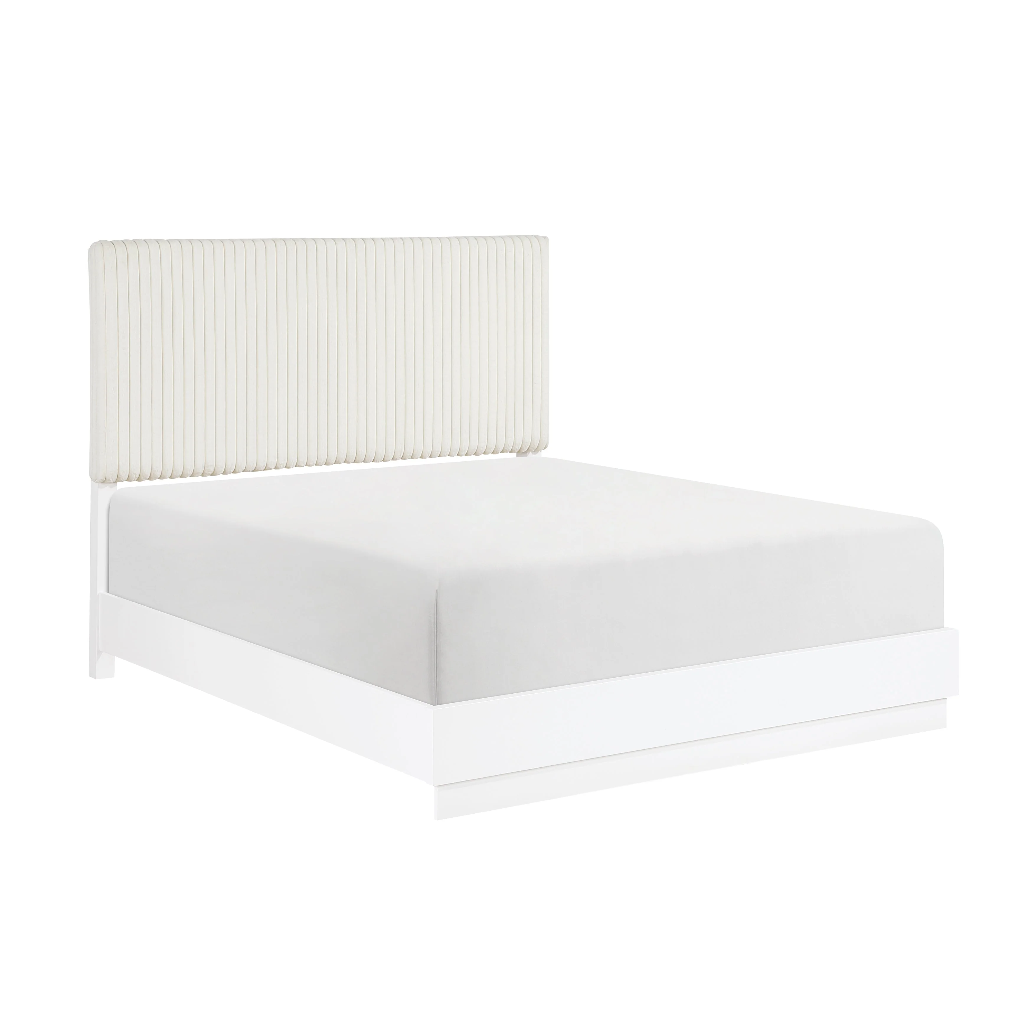Linea Pearl White California King Bed - Image 2