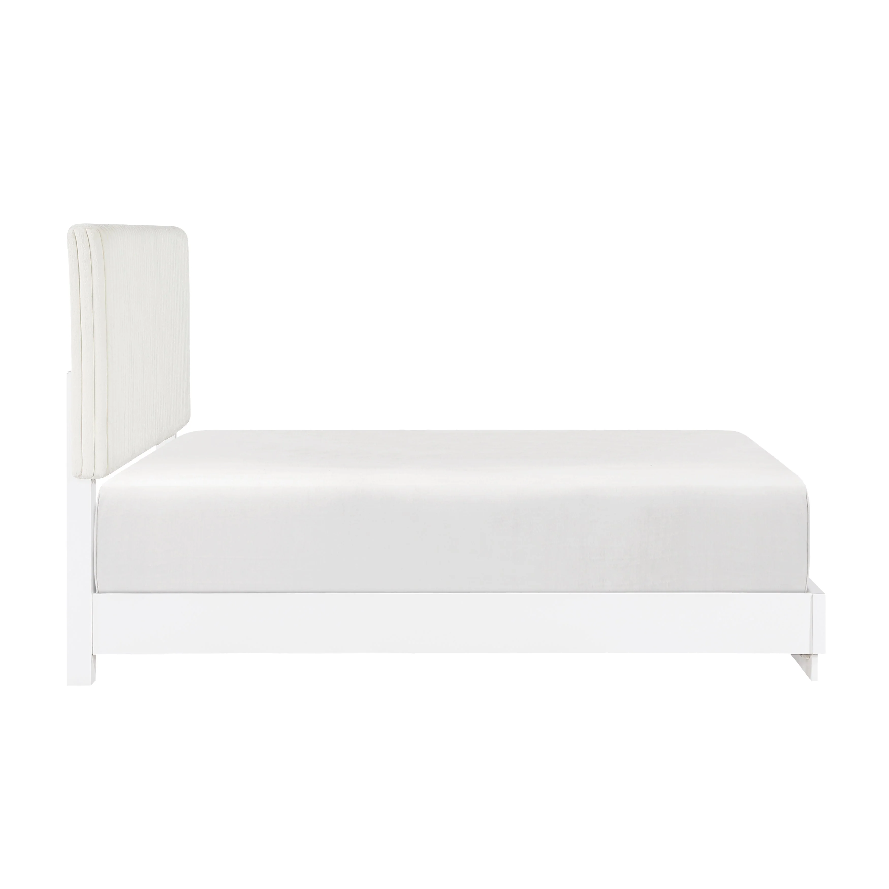 Linea Pearl White California King Bed - Image 3