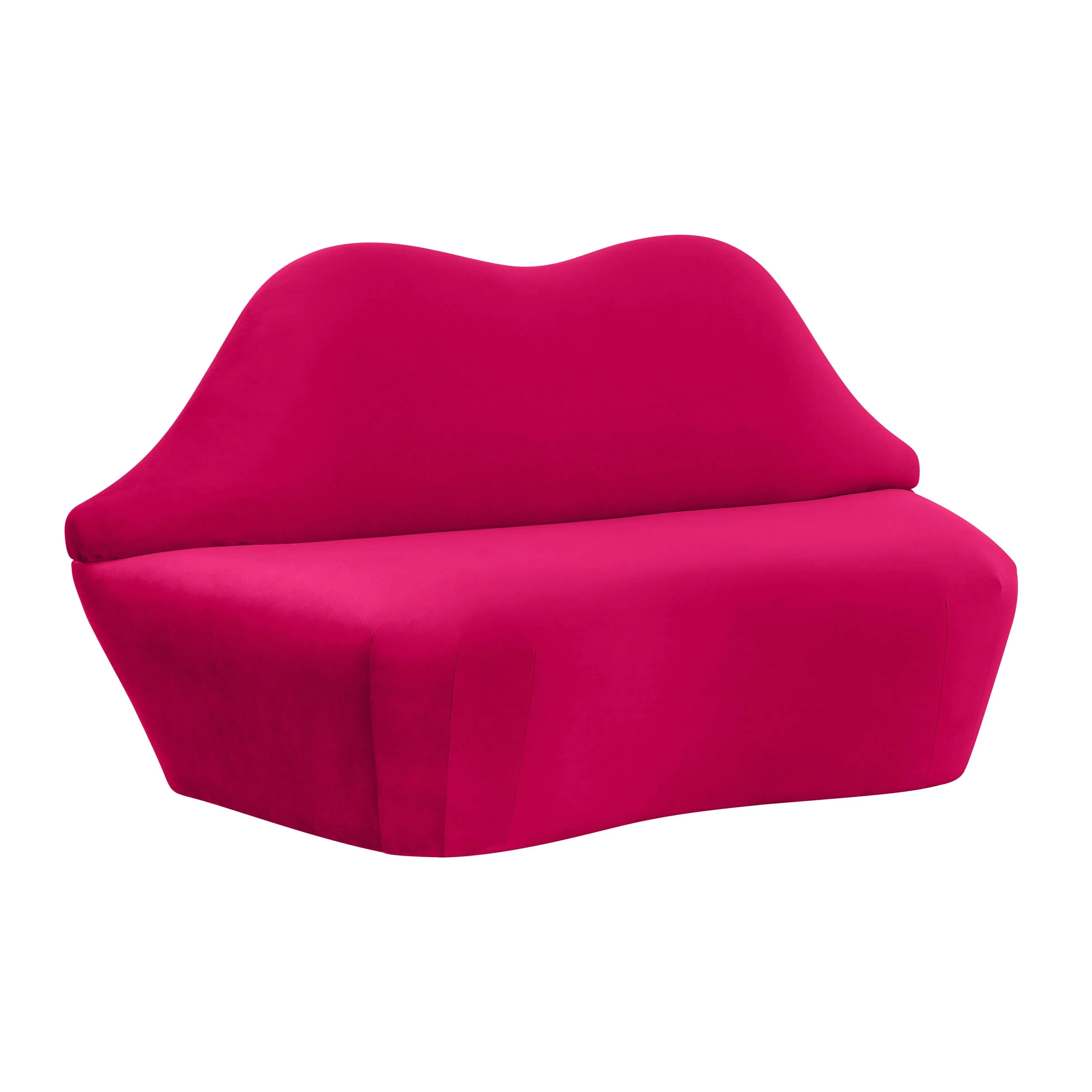 Lips Velvet Settee - Image 3