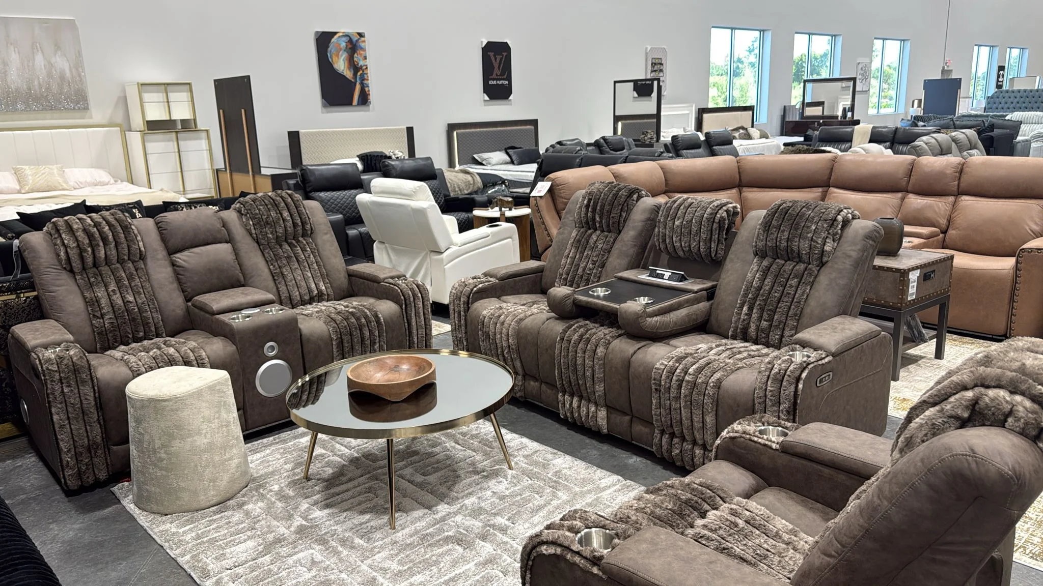 Lita Brown Reclining Living Room Set - Image 13