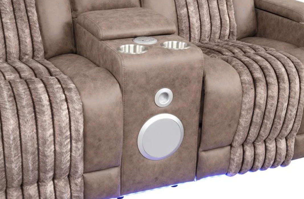 Lita Brown Reclining Living Room Set - Image 7