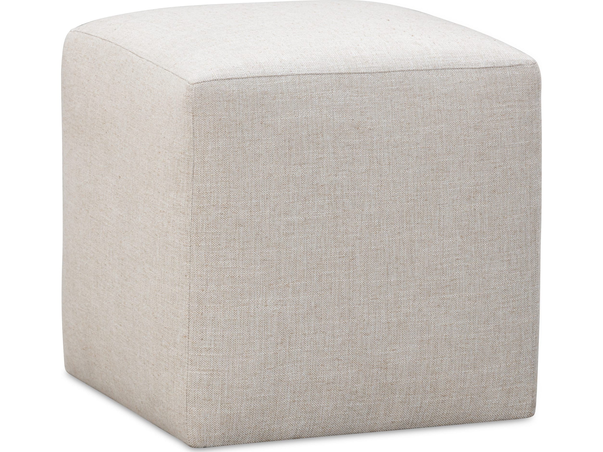 Liv Natural Fully Upholstered Dining Ottoman