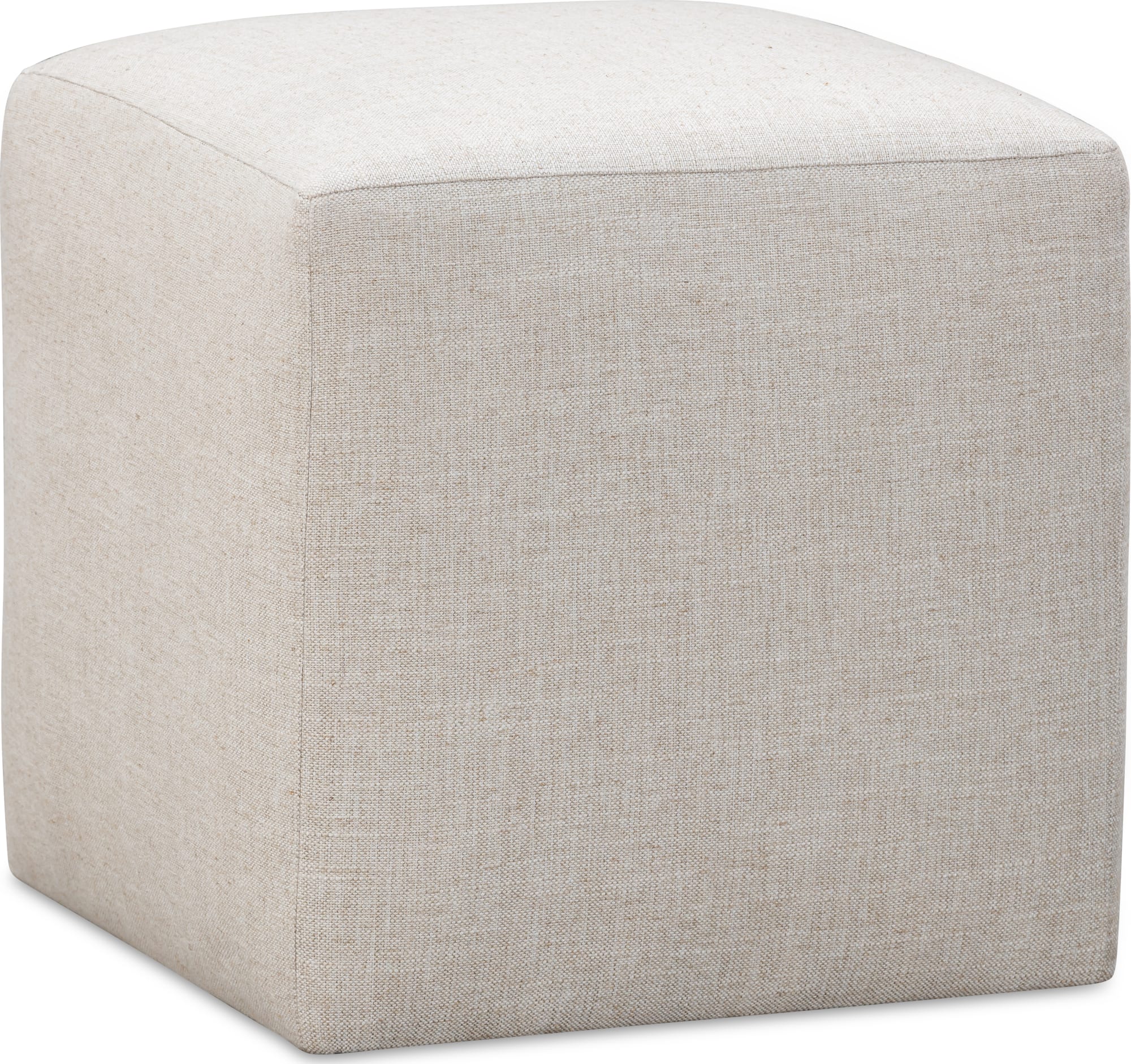Liv Natural Fully Upholstered Dining Ottoman - Image 2