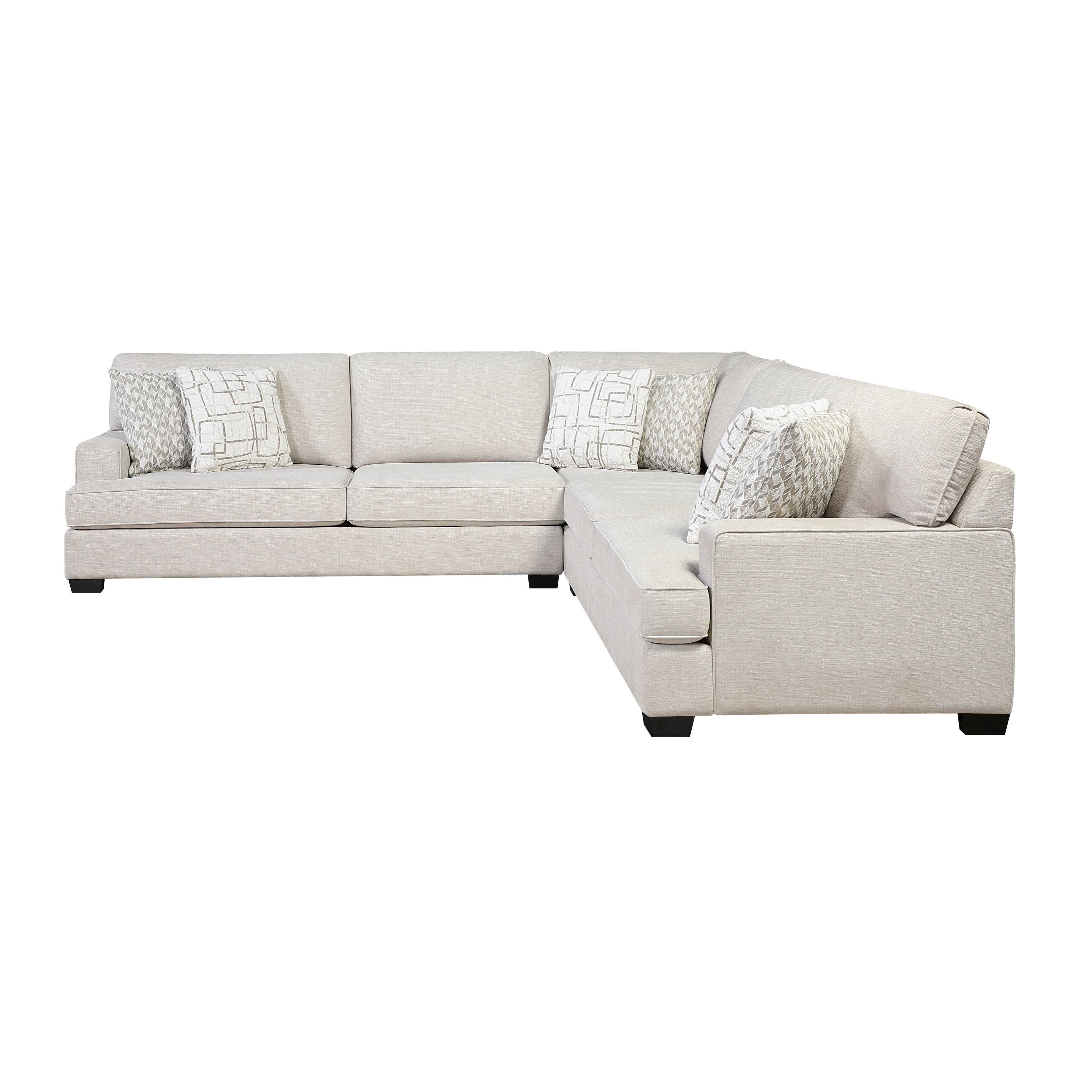 Livia Beige 3-Piece Sectional - Image 2
