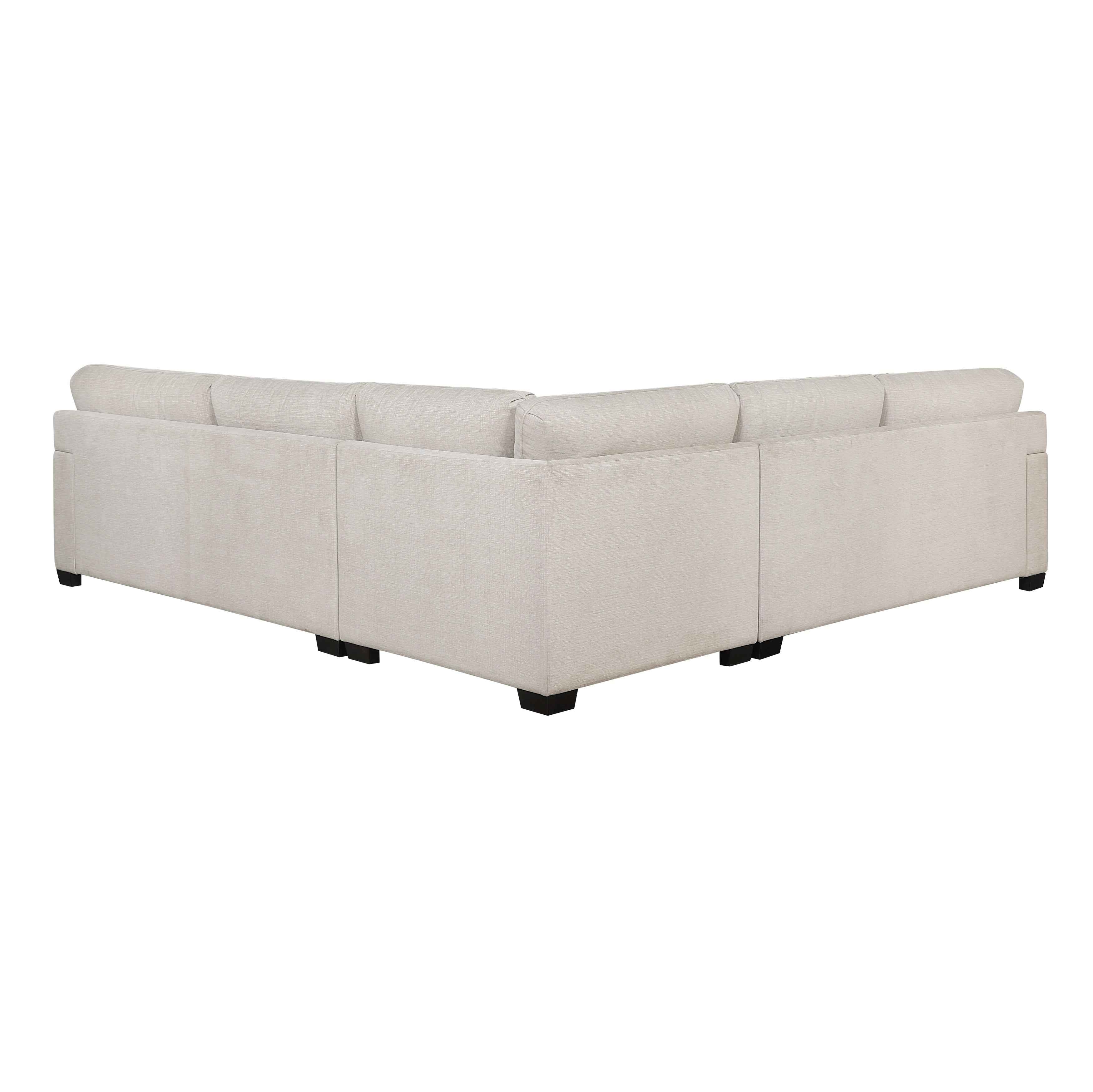 Livia Beige 3-Piece Sectional - Image 3
