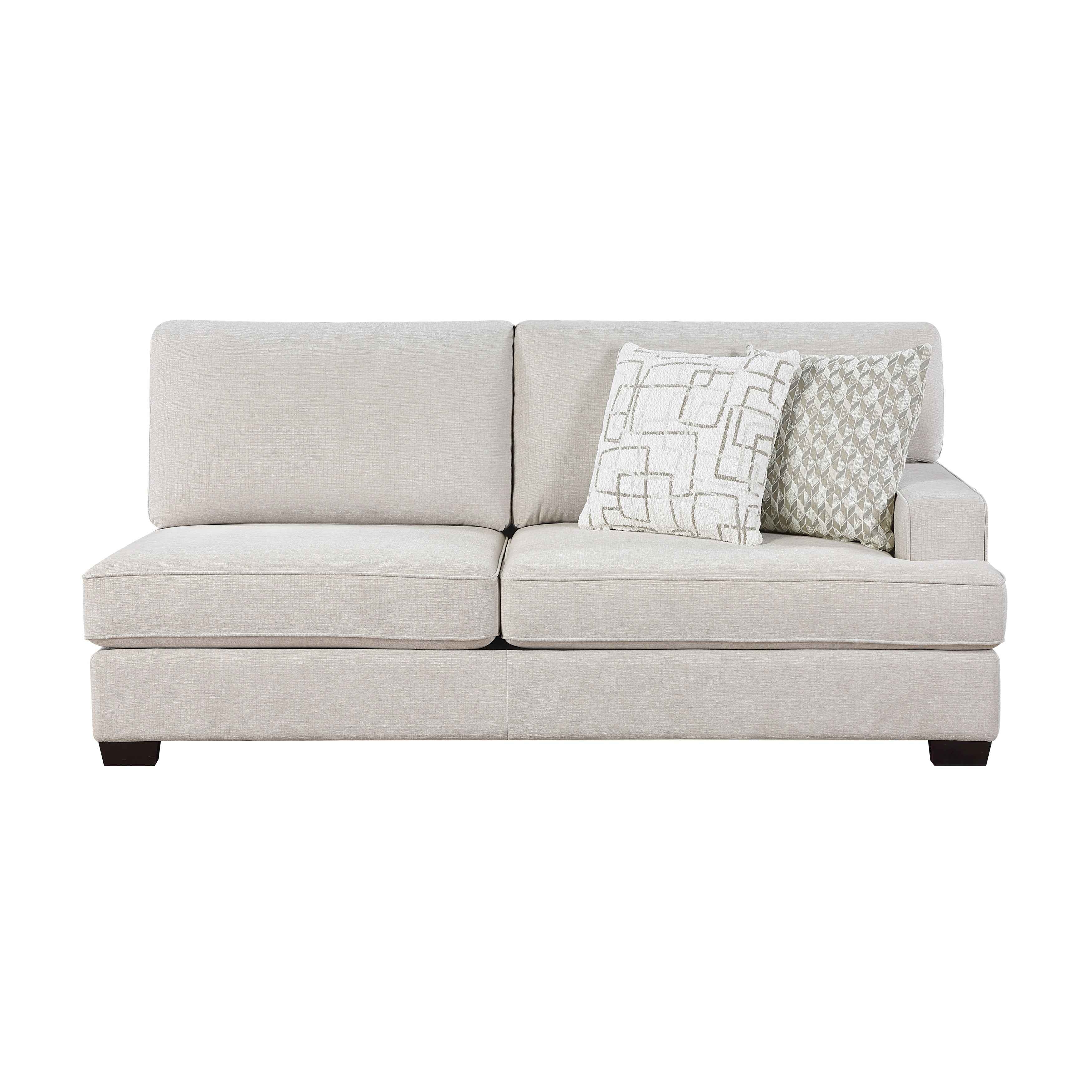 Livia Beige 3-Piece Sectional - Image 8