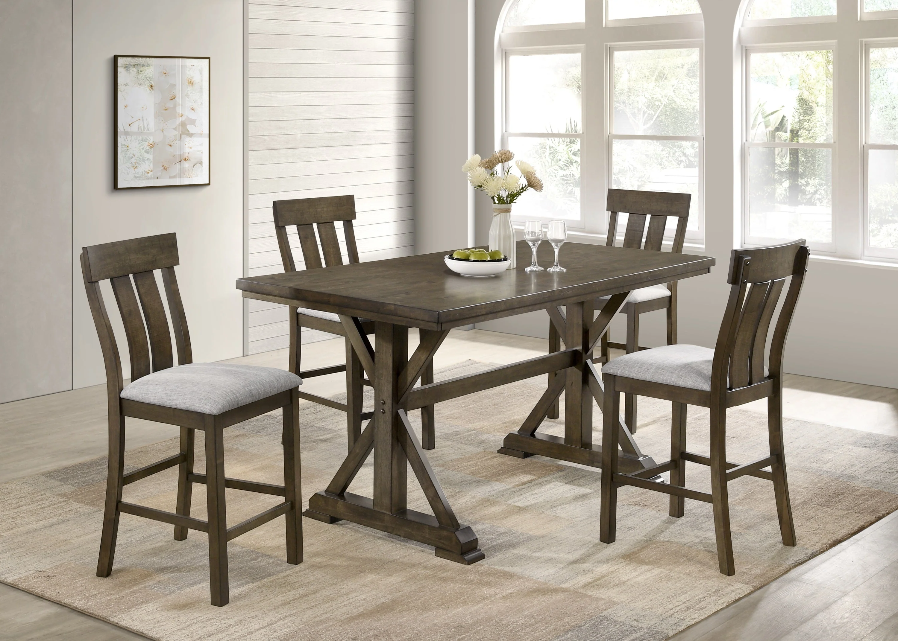 Lloyd Brown Counter Height Table - Image 3