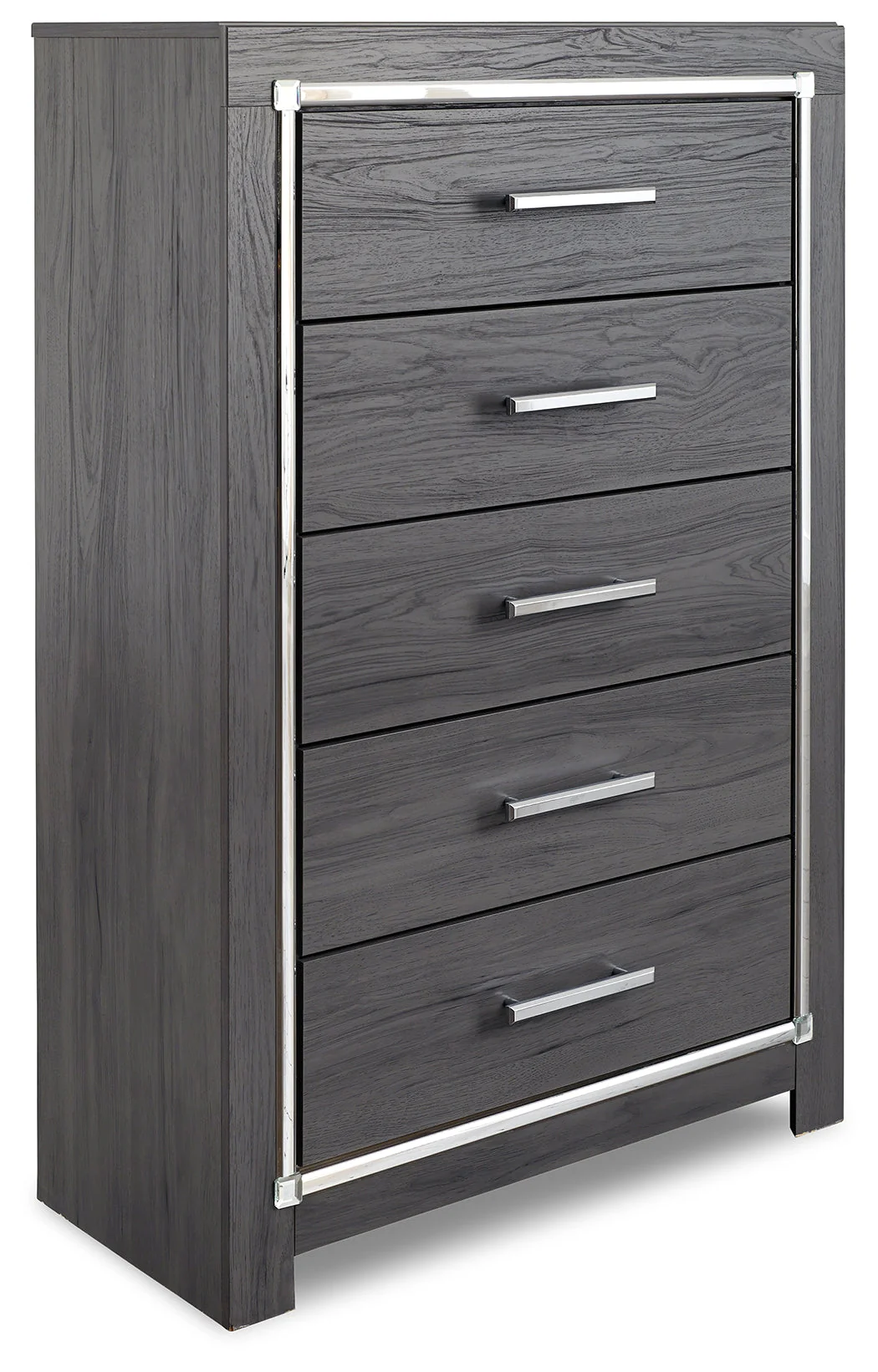 Lodanna Gray LED Upholstered Panel Bedroom Set - Image 31