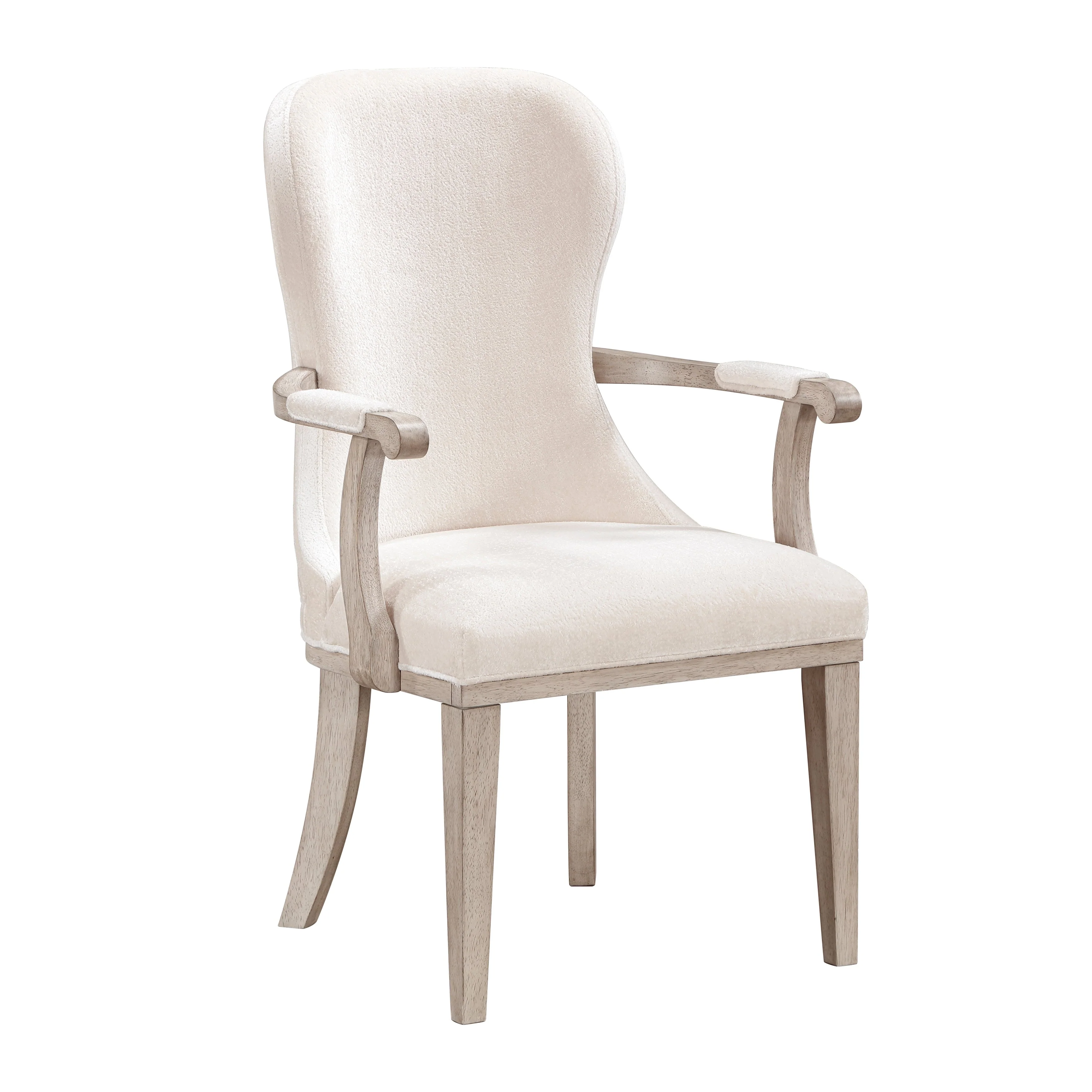 Lofton Light Gray/Ivory Arm Chair, Set of 2 - Image 2