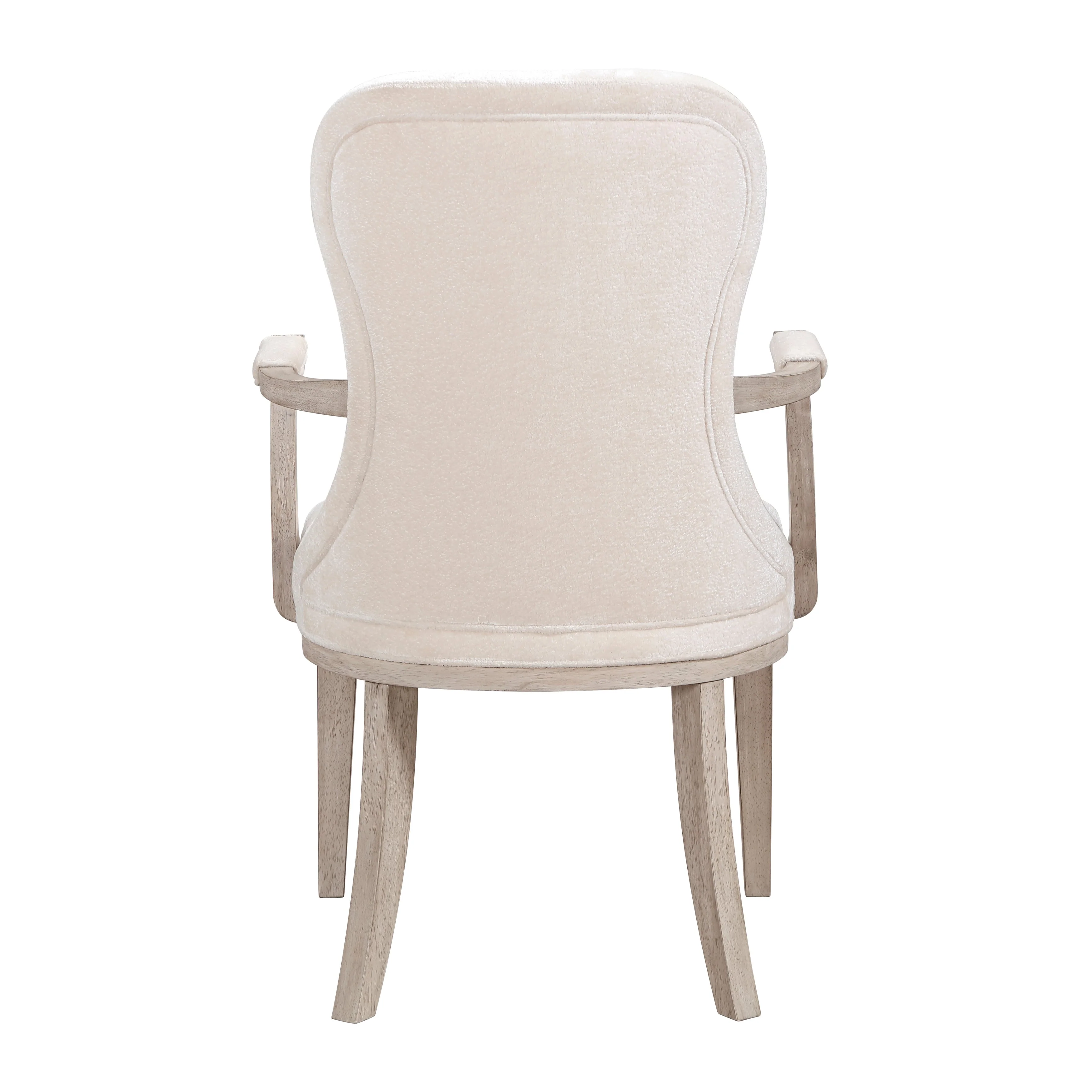 Lofton Light Gray/Ivory Arm Chair, Set of 2 - Image 5