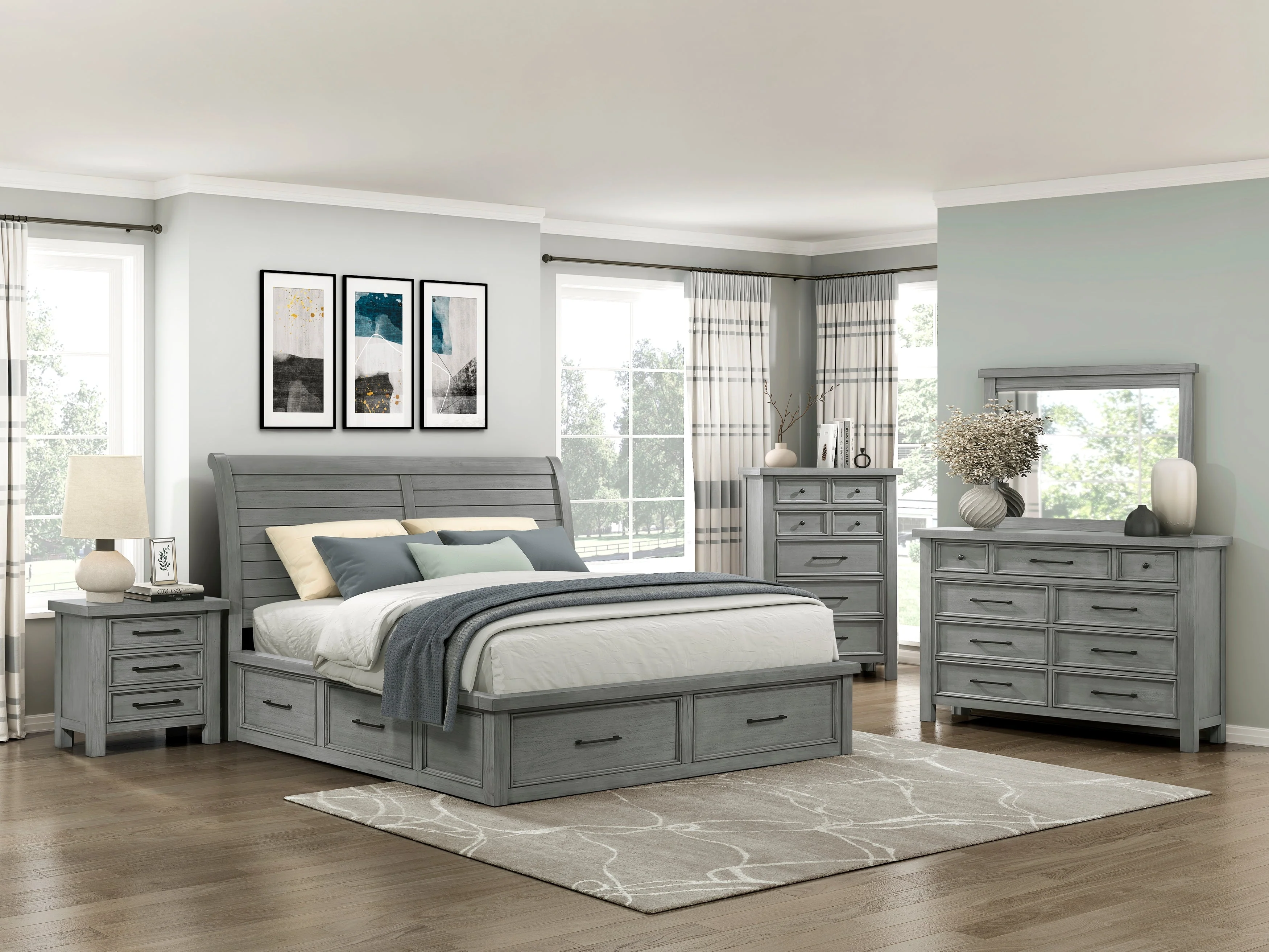 Logandale Antique Gray Dresser - Image 4