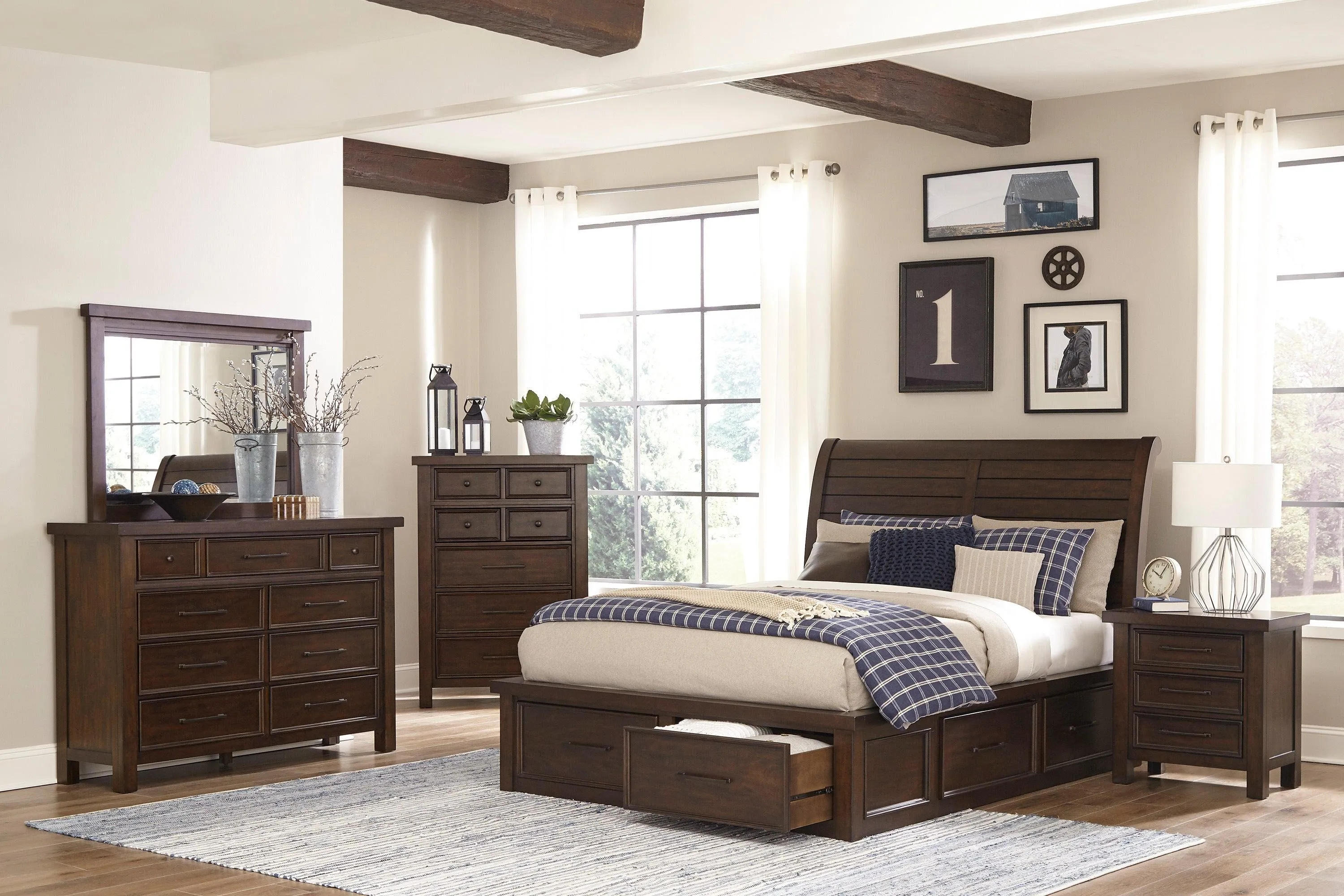 Logandale Brown Nightstand - Image 8