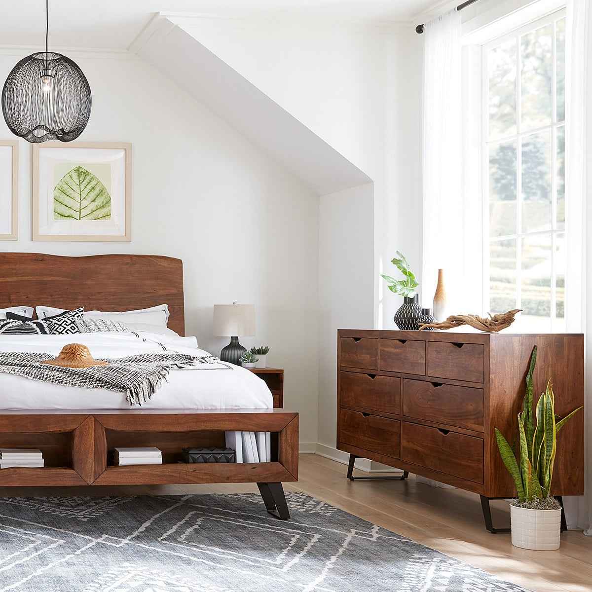 London Loft 71" Dresser in Walnut - Image 7
