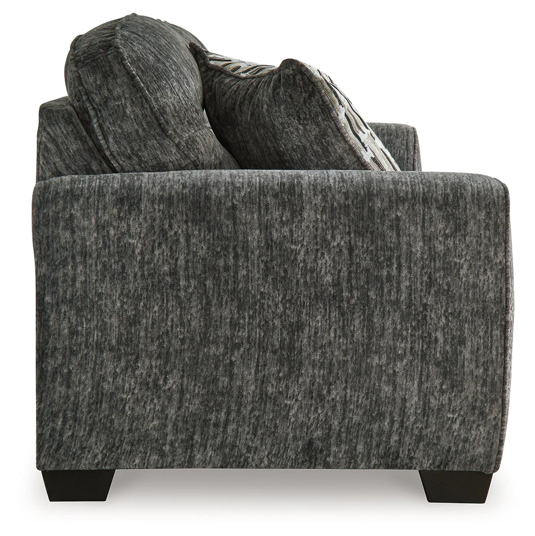 Lonoke Gunmetal Sofa, Loveseat and Oversized Chair - Image 17