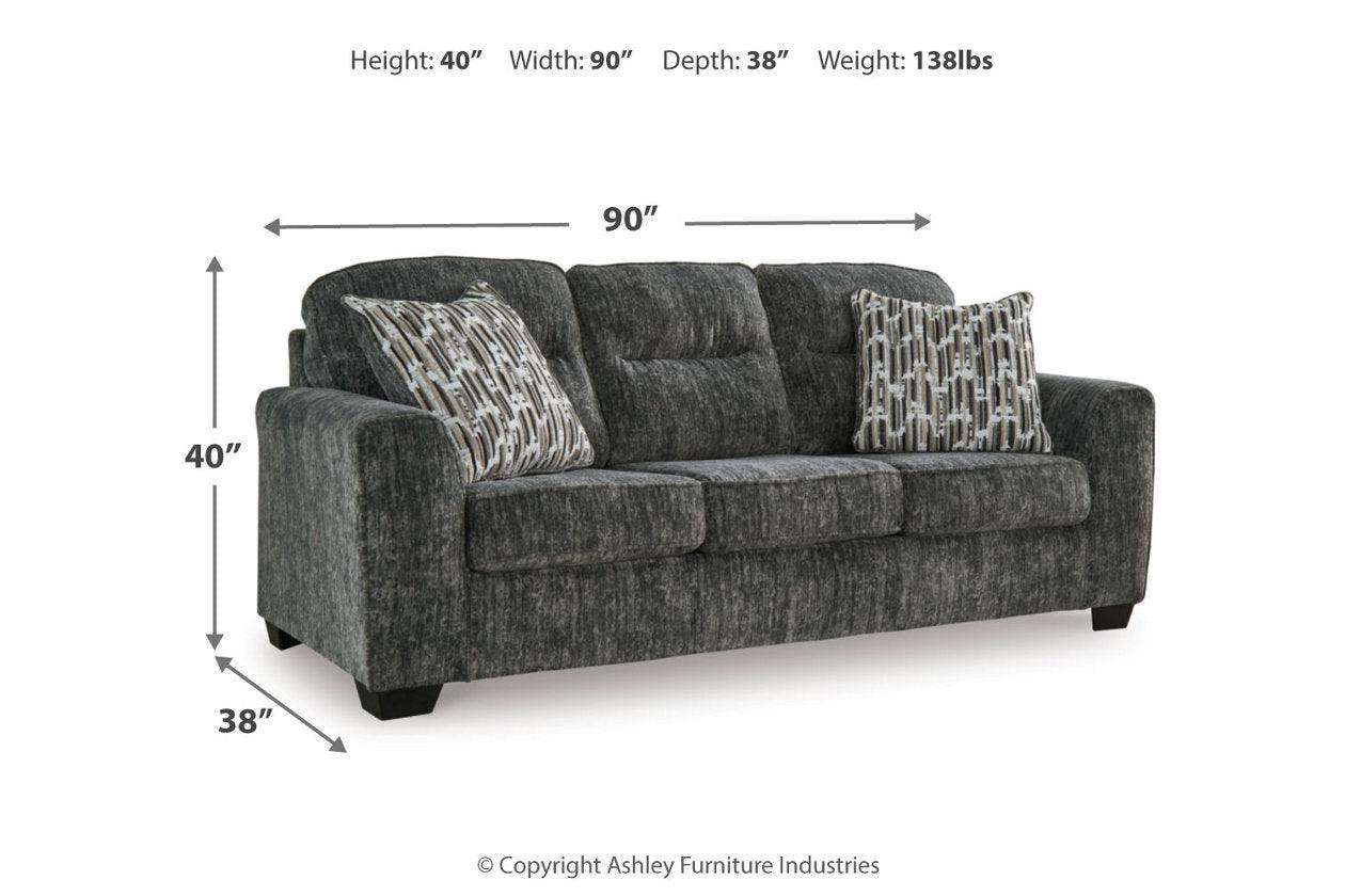 Lonoke Gunmetal Sofa, Loveseat, Oversized Chair and Ottoman - Image 20