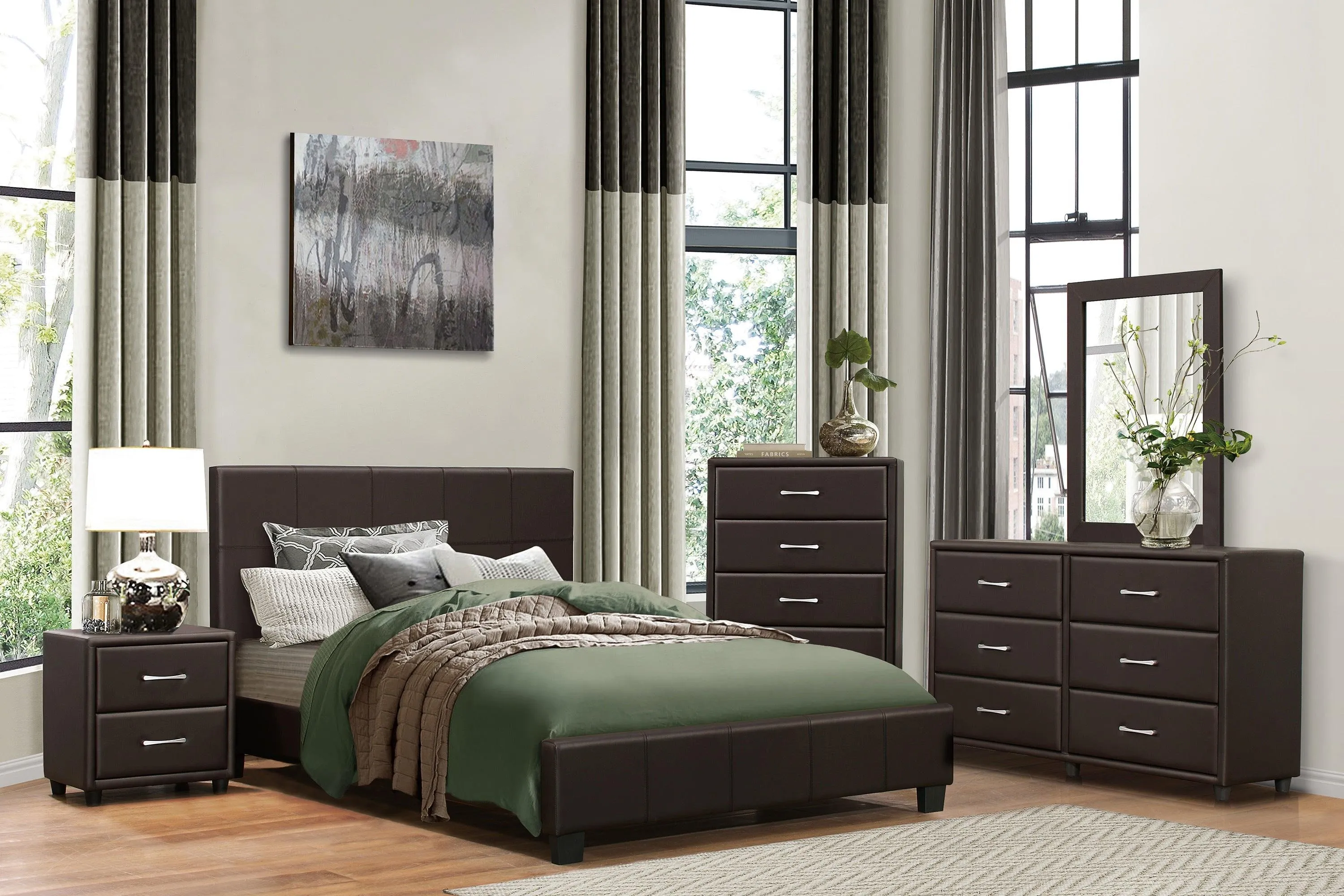 Lorenzi Dark Brown Mirror (Mirror Only) - Image 2