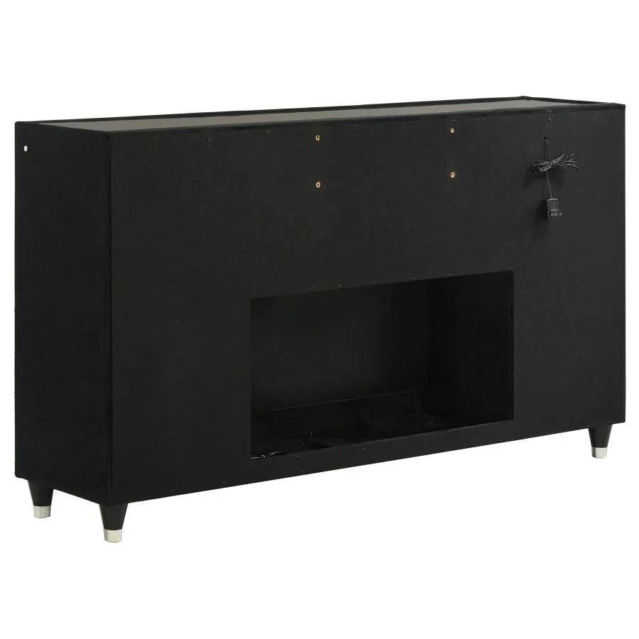 Lorient Black 4-piece Queen Bedroom Set - Image 8
