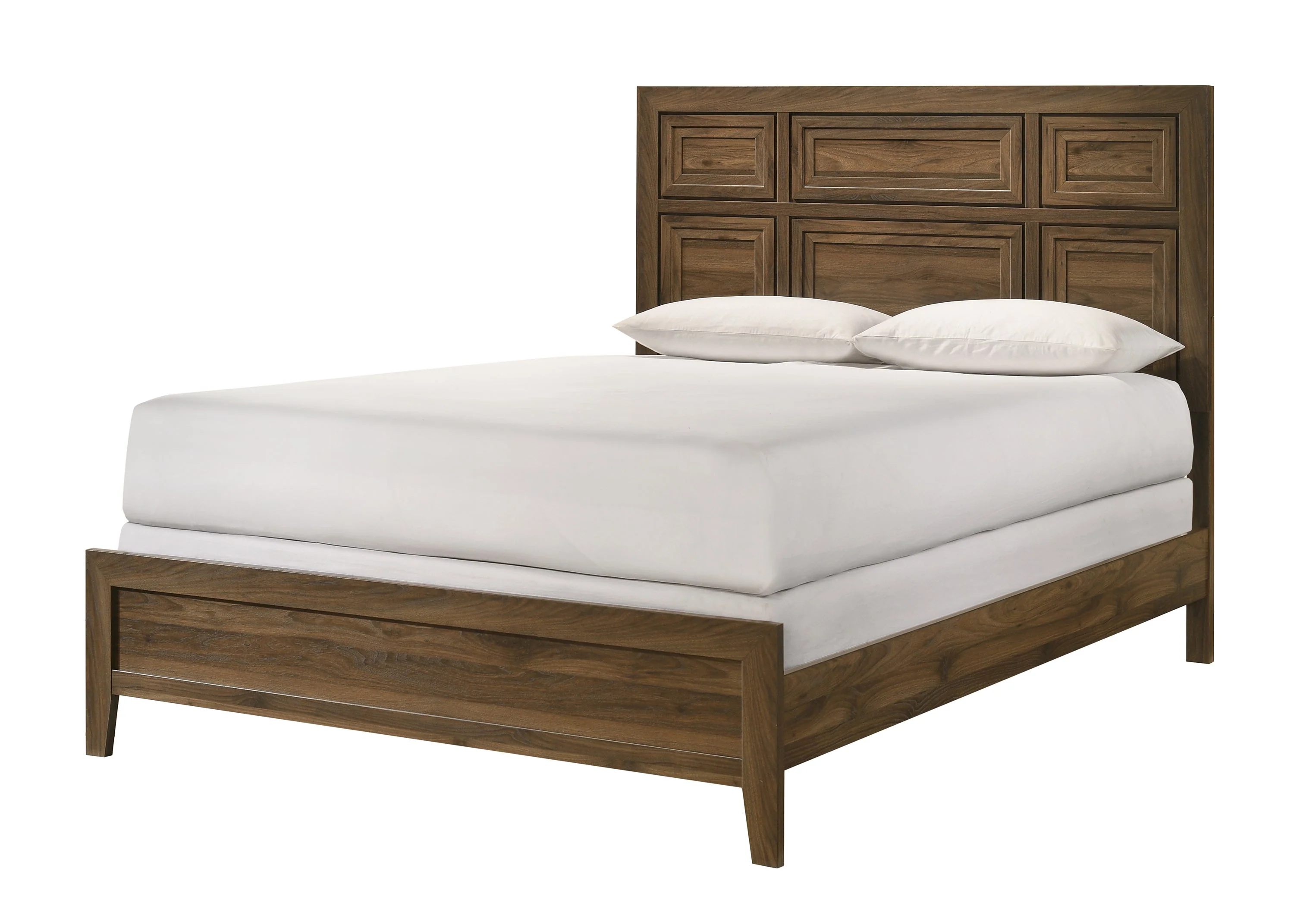 Lorraine Dark Brown Twin Bed