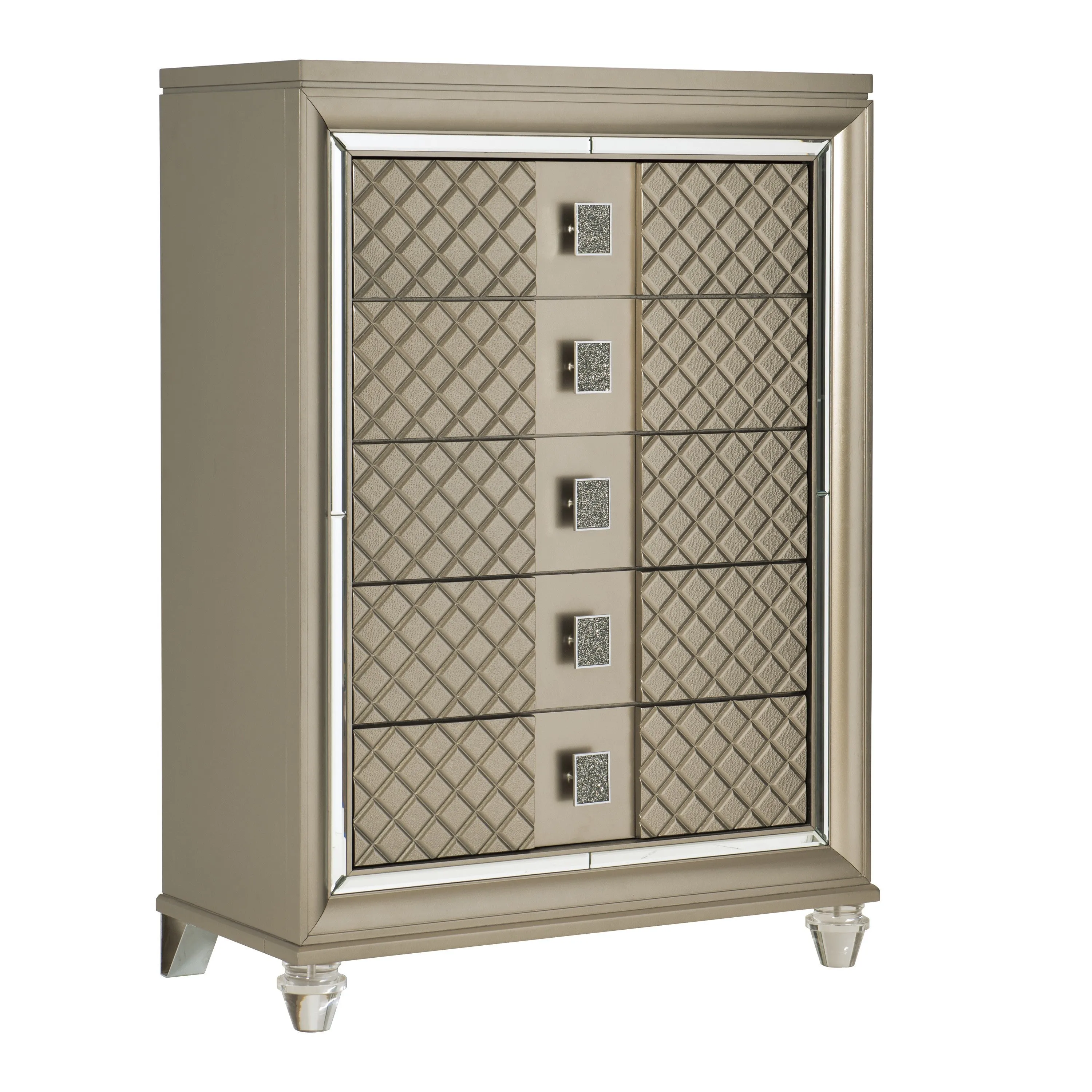 Loudon Champagne Metallic Chest - Image 3