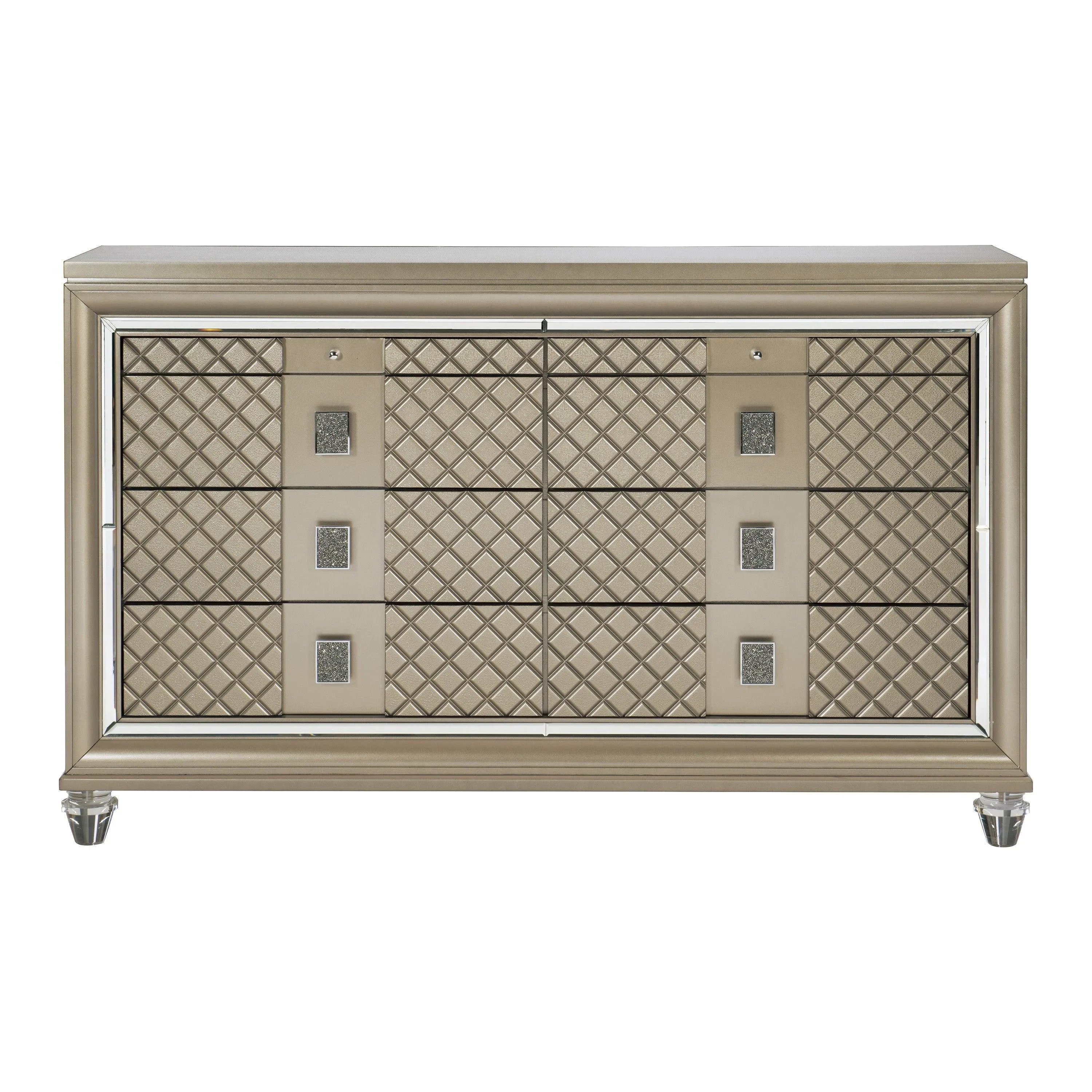 Loudon Champagne Metallic Dresser - Image 9