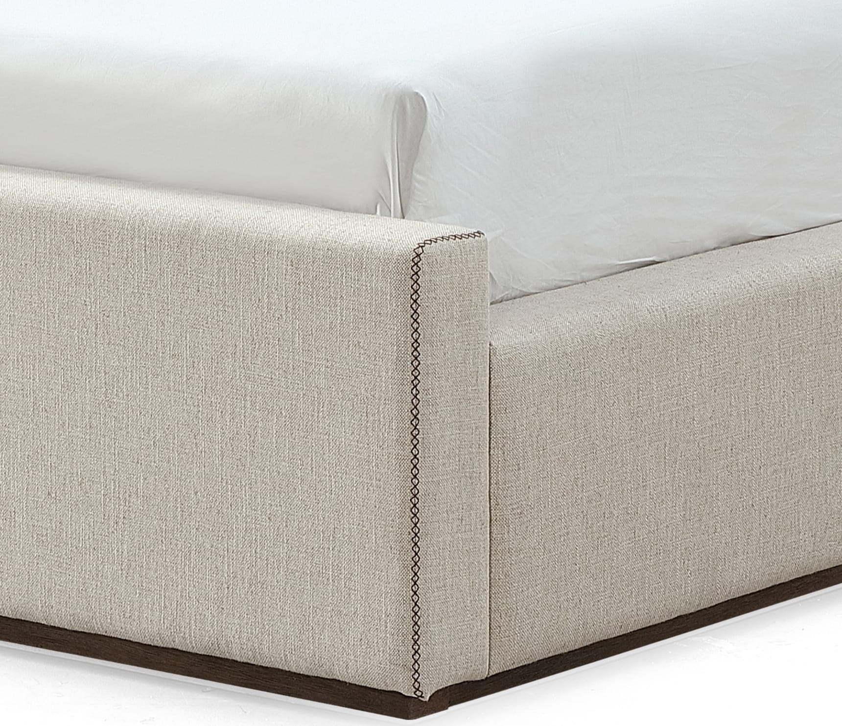 Louis Natural California King Upholstered Platform Bed - Image 5