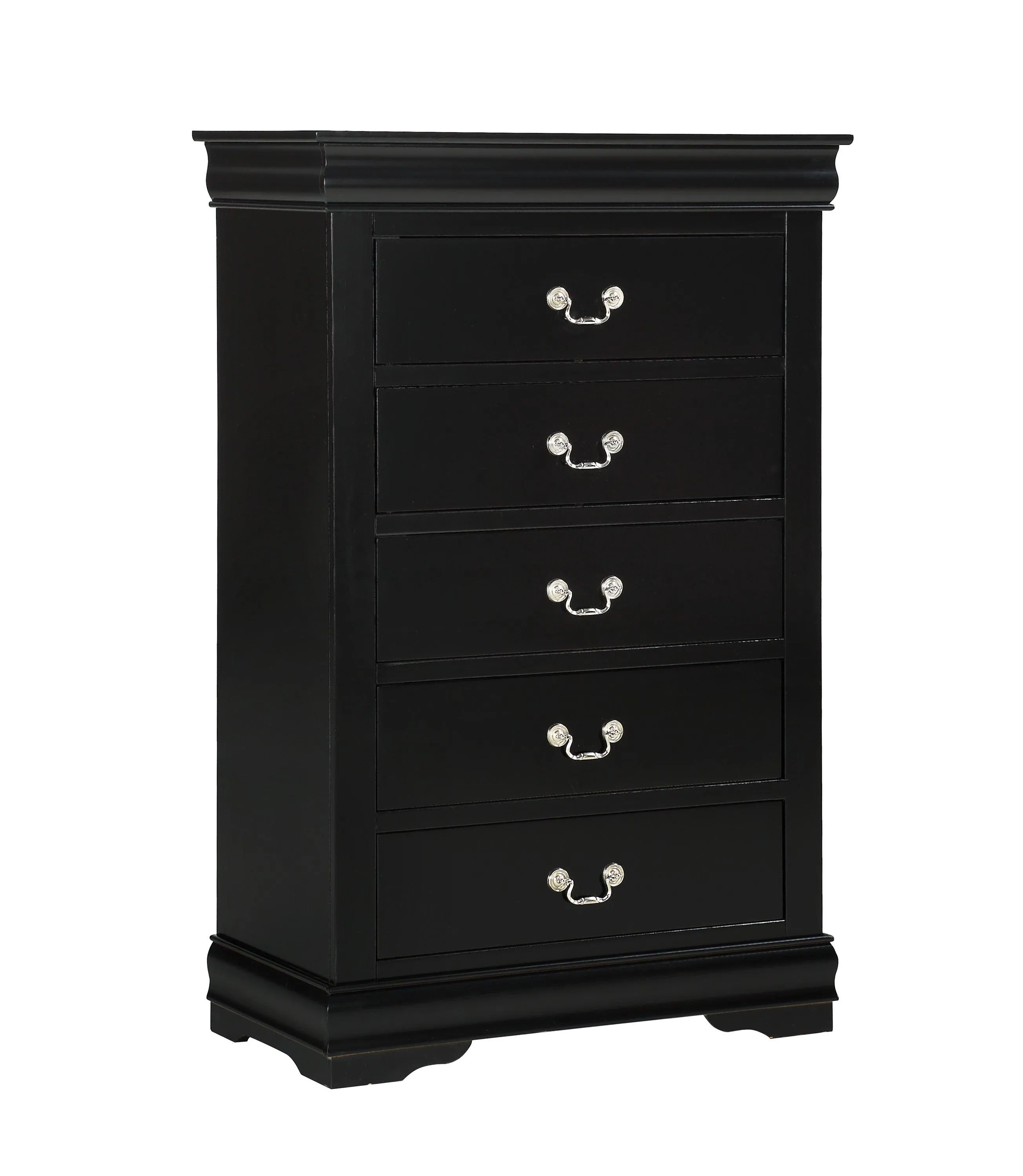 Louis Philip Black Sleigh Bedroom Set - Image 9