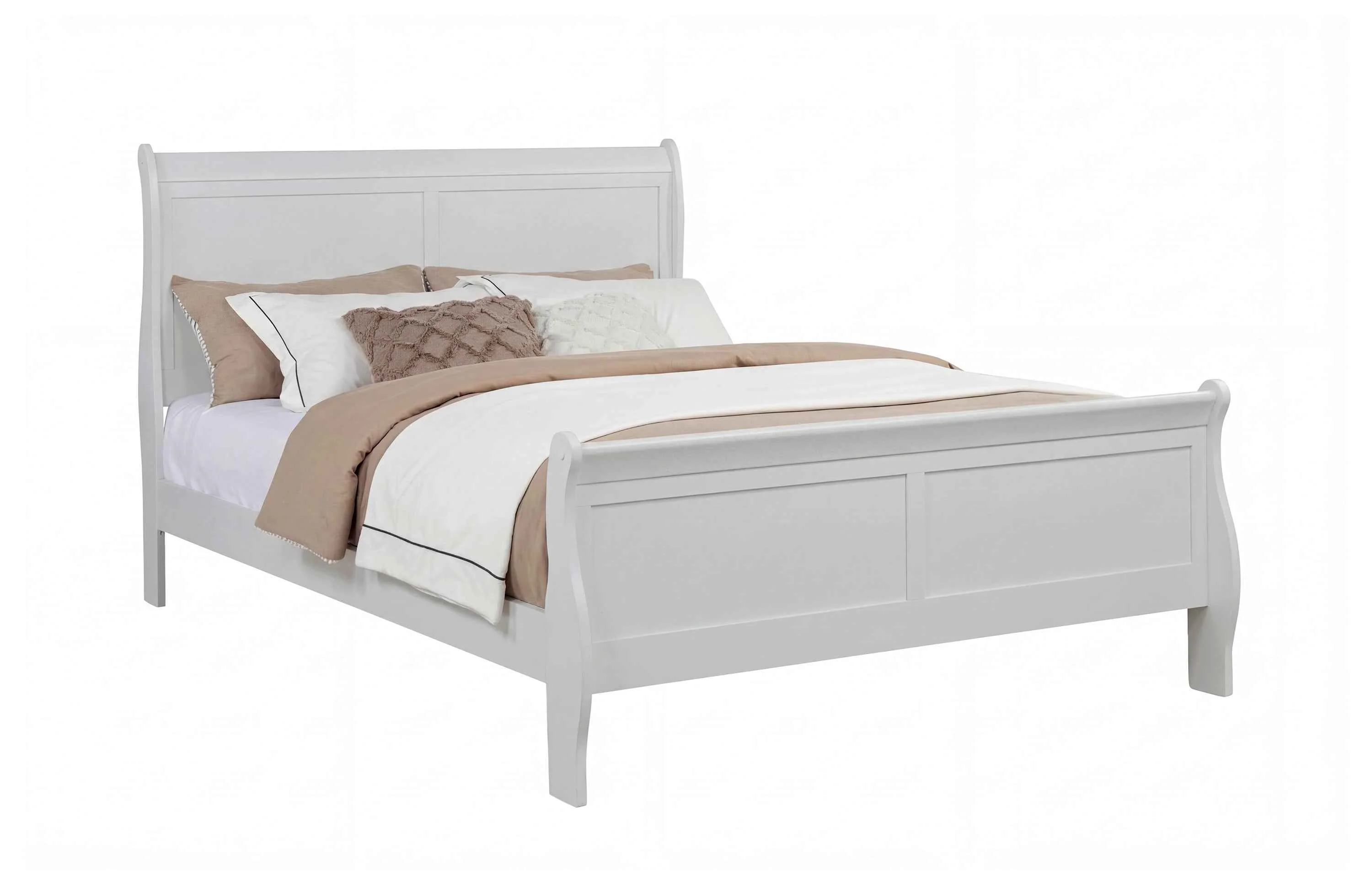 Louis Philip Greige Twin Bed