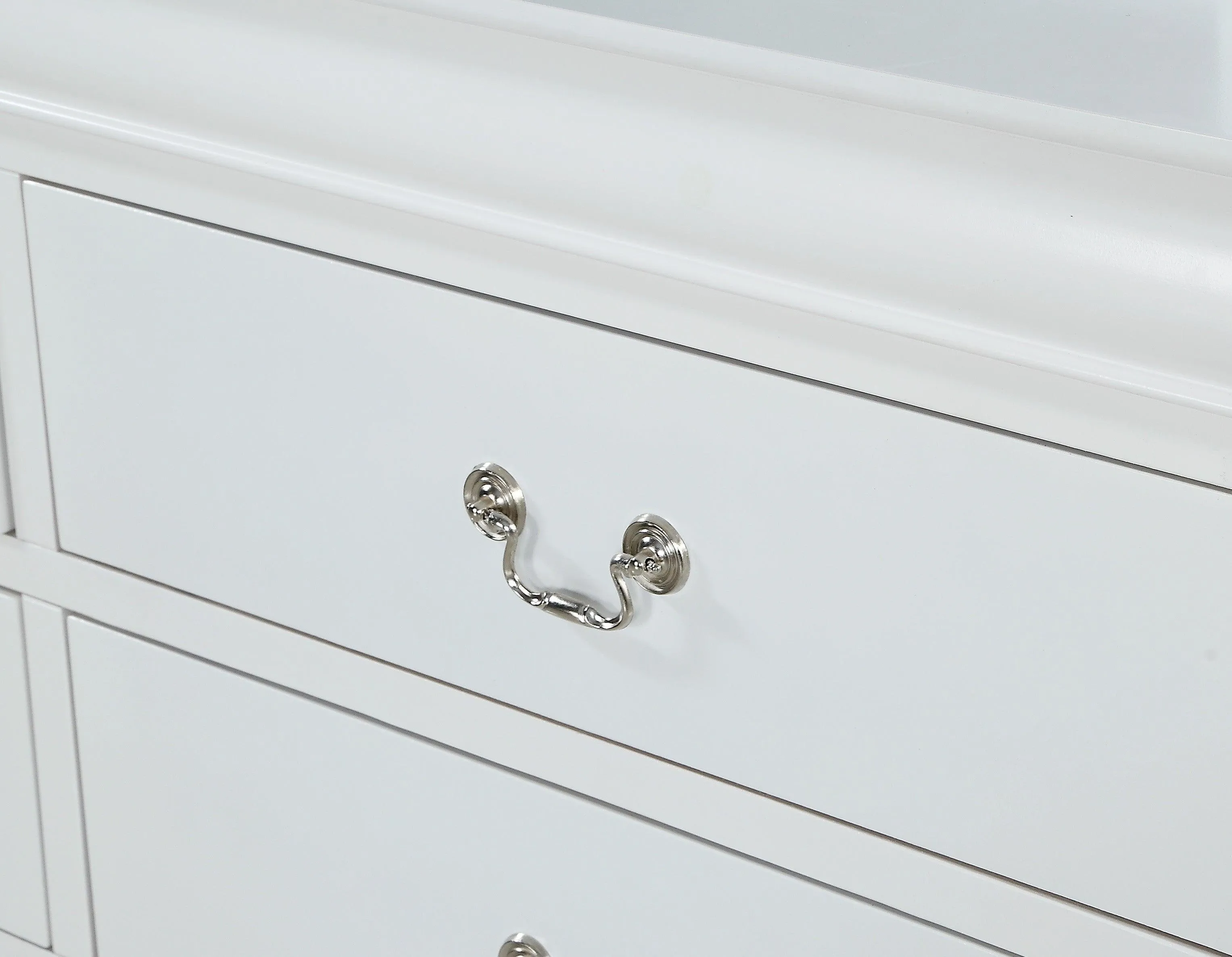 Louis Philip White Chest - Image 3