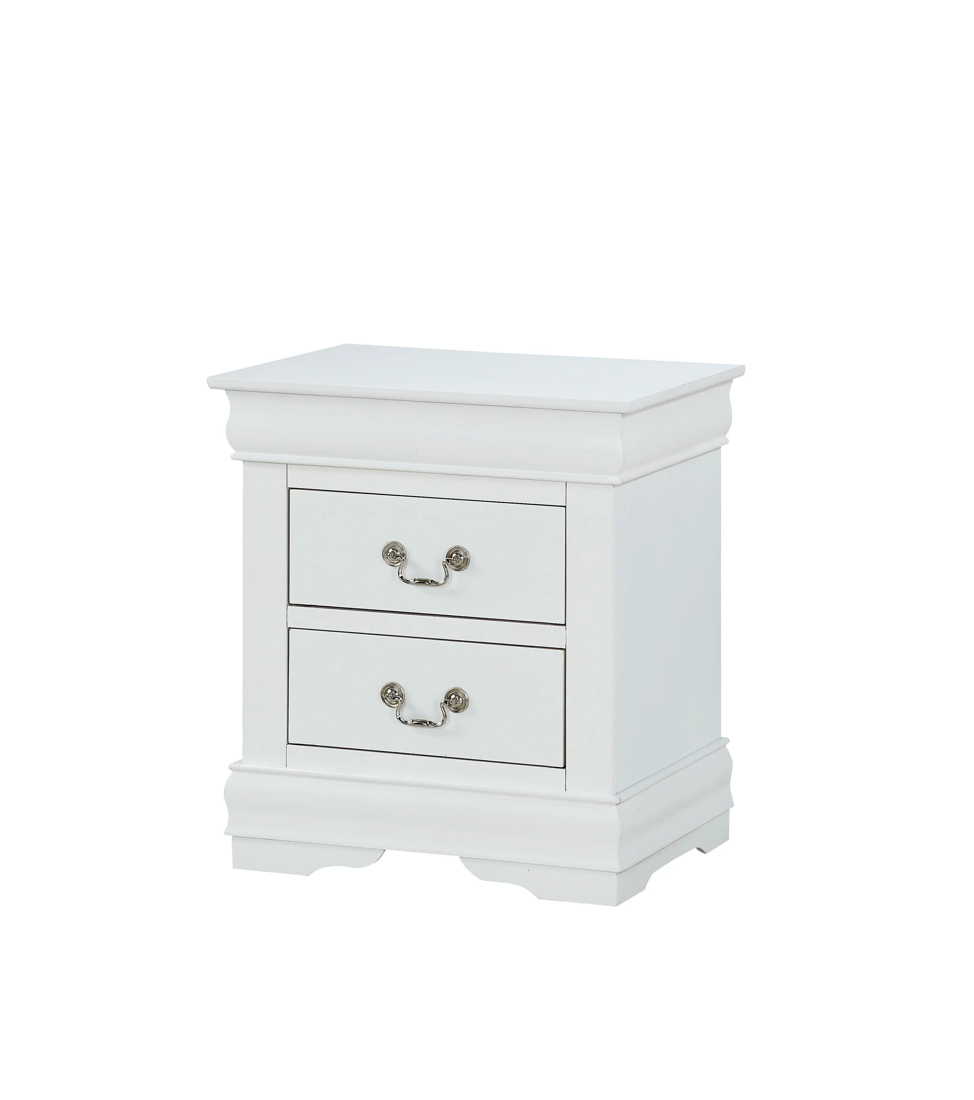 Louis Philip White Sleigh Bedroom Set - Image 4