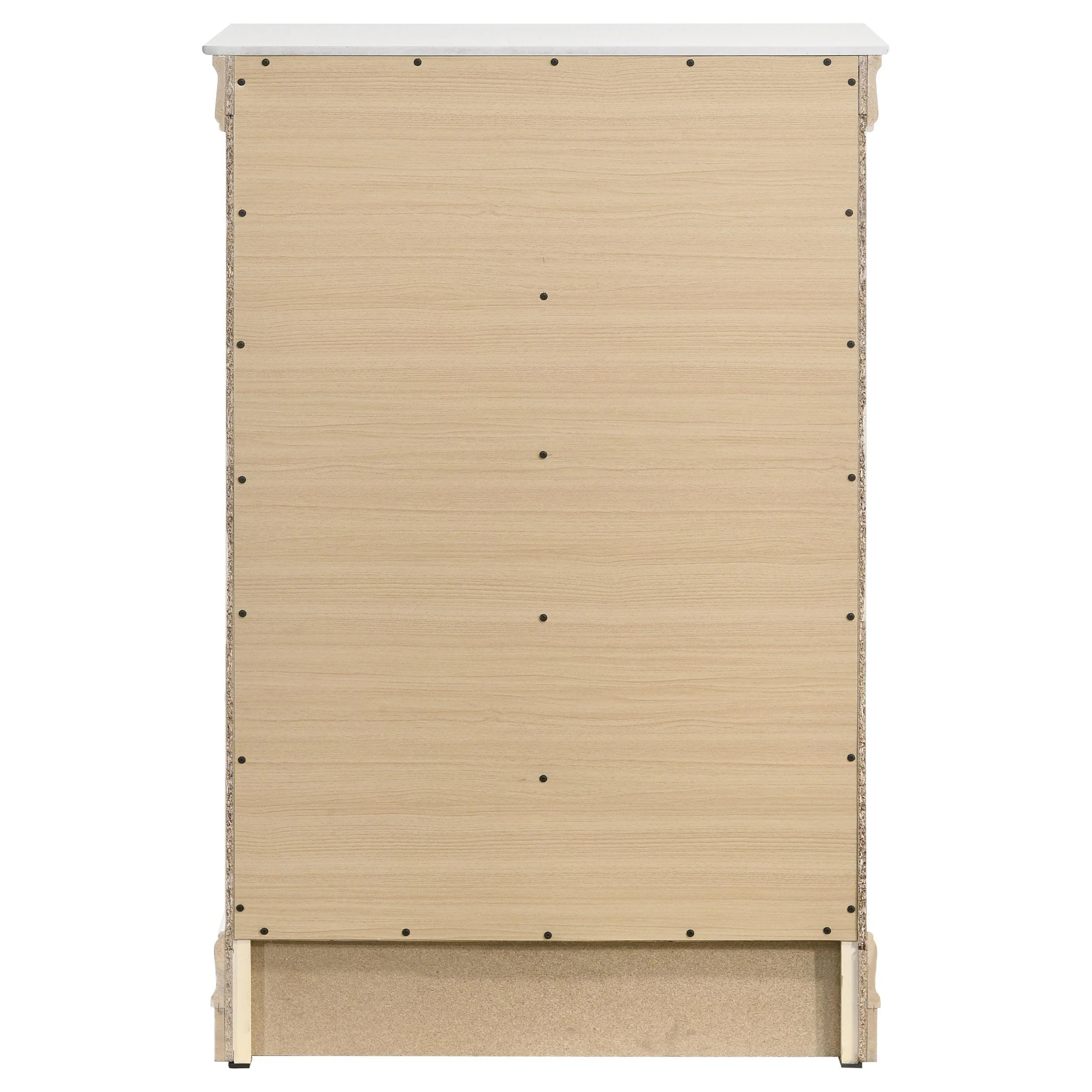 Louis Philippe 5-drawer Bedroom Chest White - Image 6