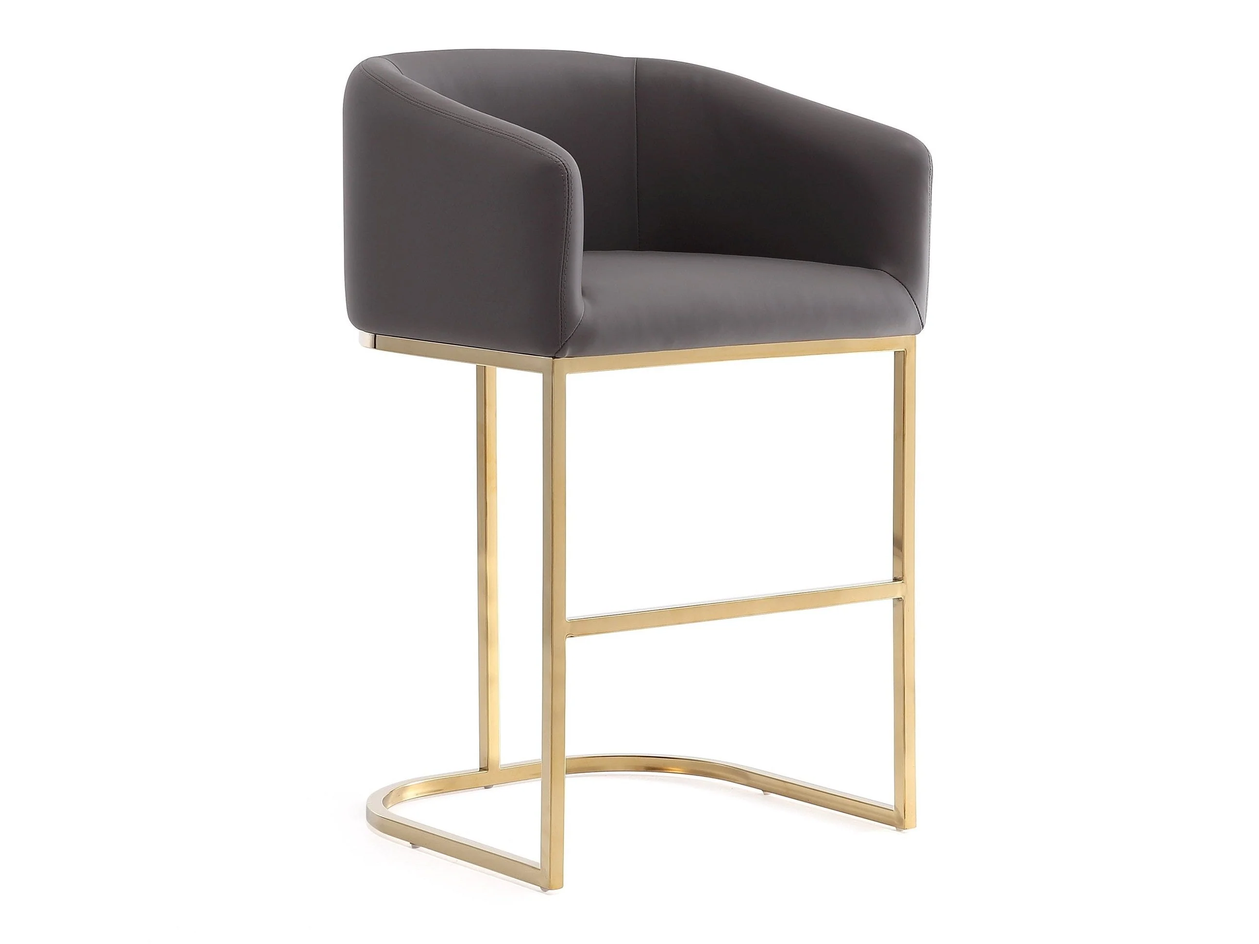 Louvre Barstool in Grey and Black