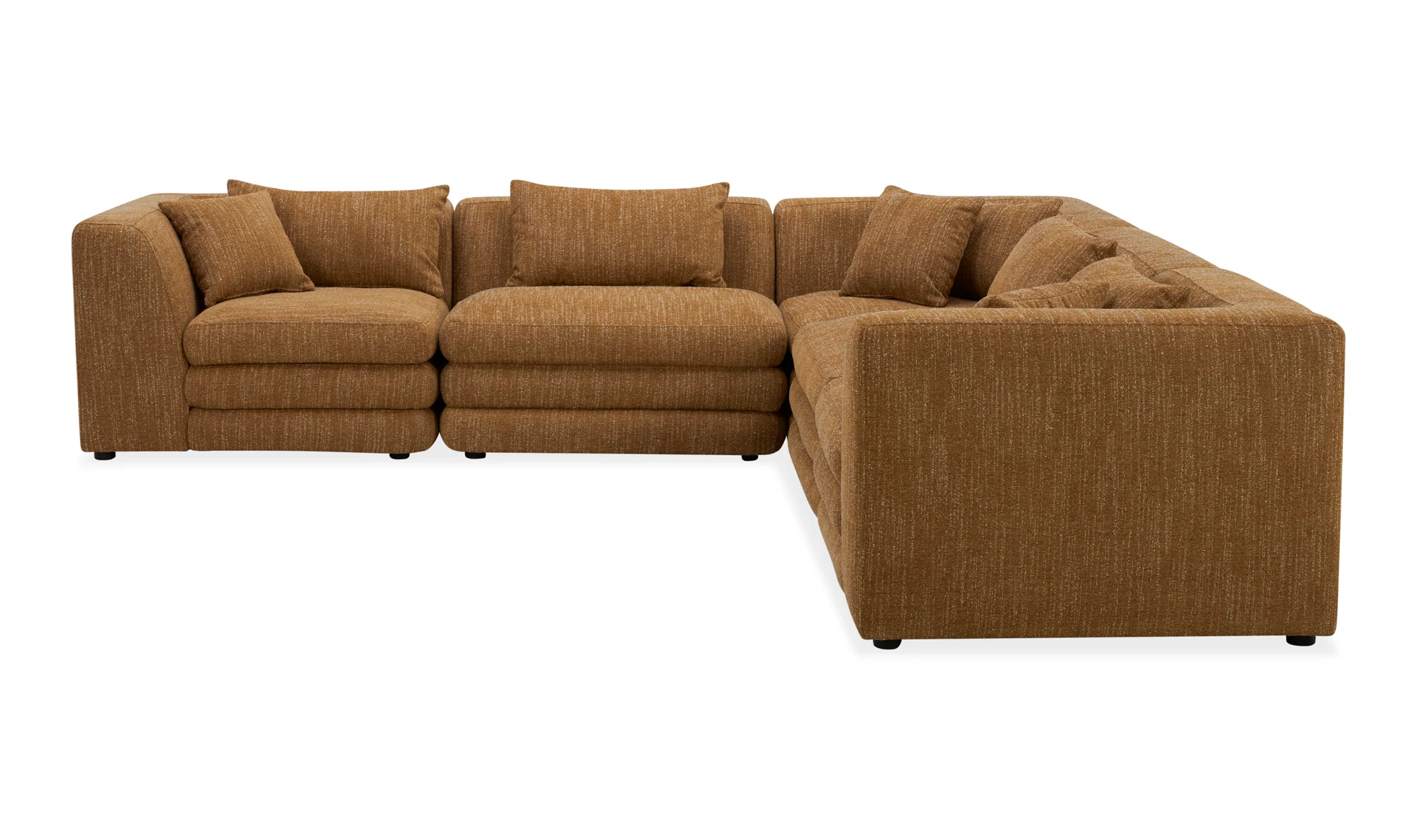 Lowtide Classic L-Shaped Modular Sectional Amber Glow - Image 3