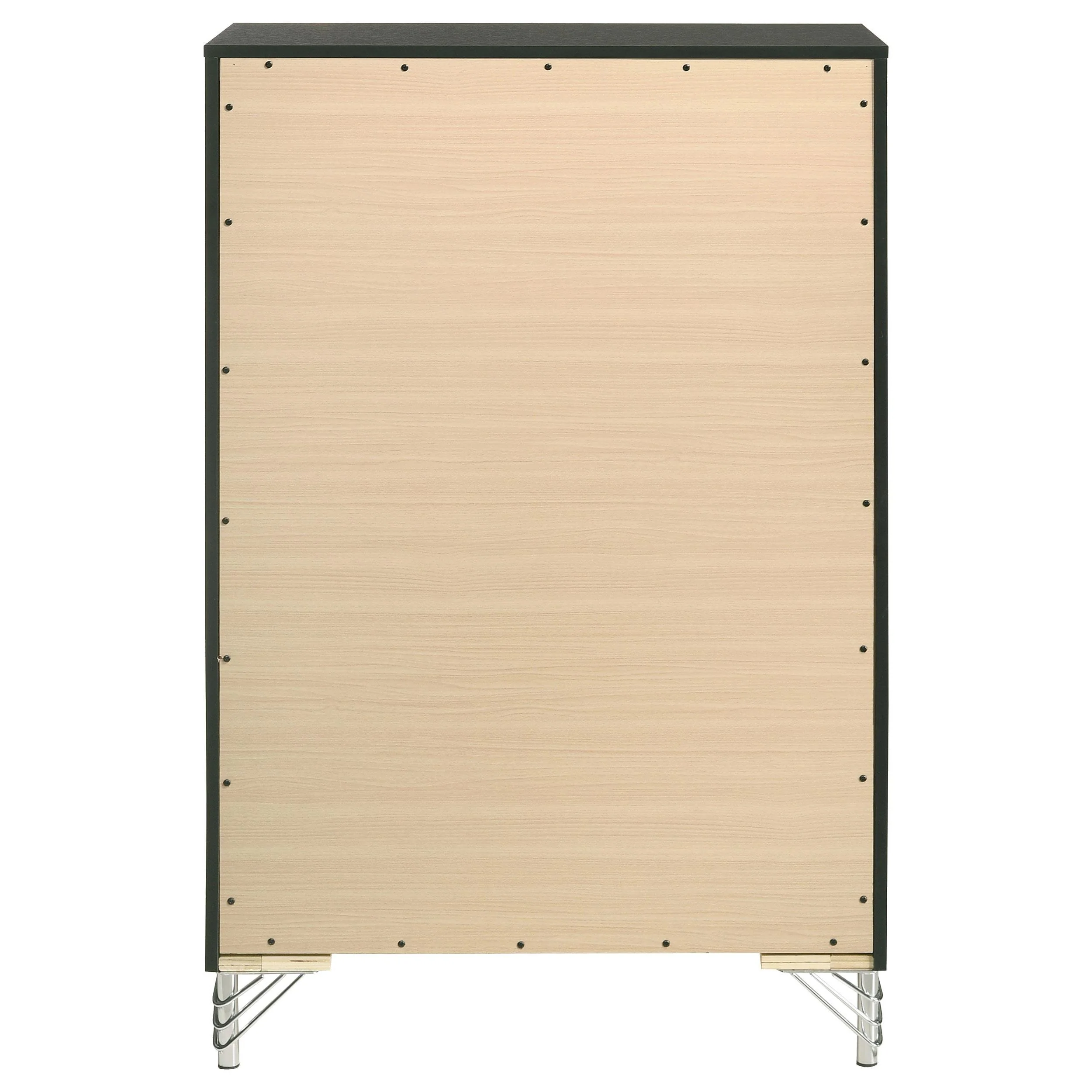 Lucia 5-drawer Bedroom Chest of Drawers Black - Image 6