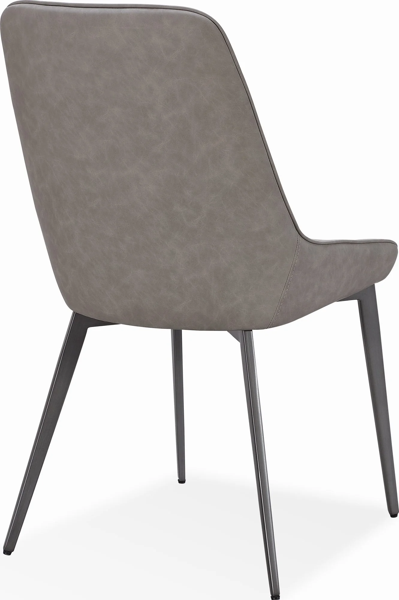 Lucia Anchor Gray/Gunmetal Metal Leg Upholstered Dining Chair (Set of 2) - Image 3