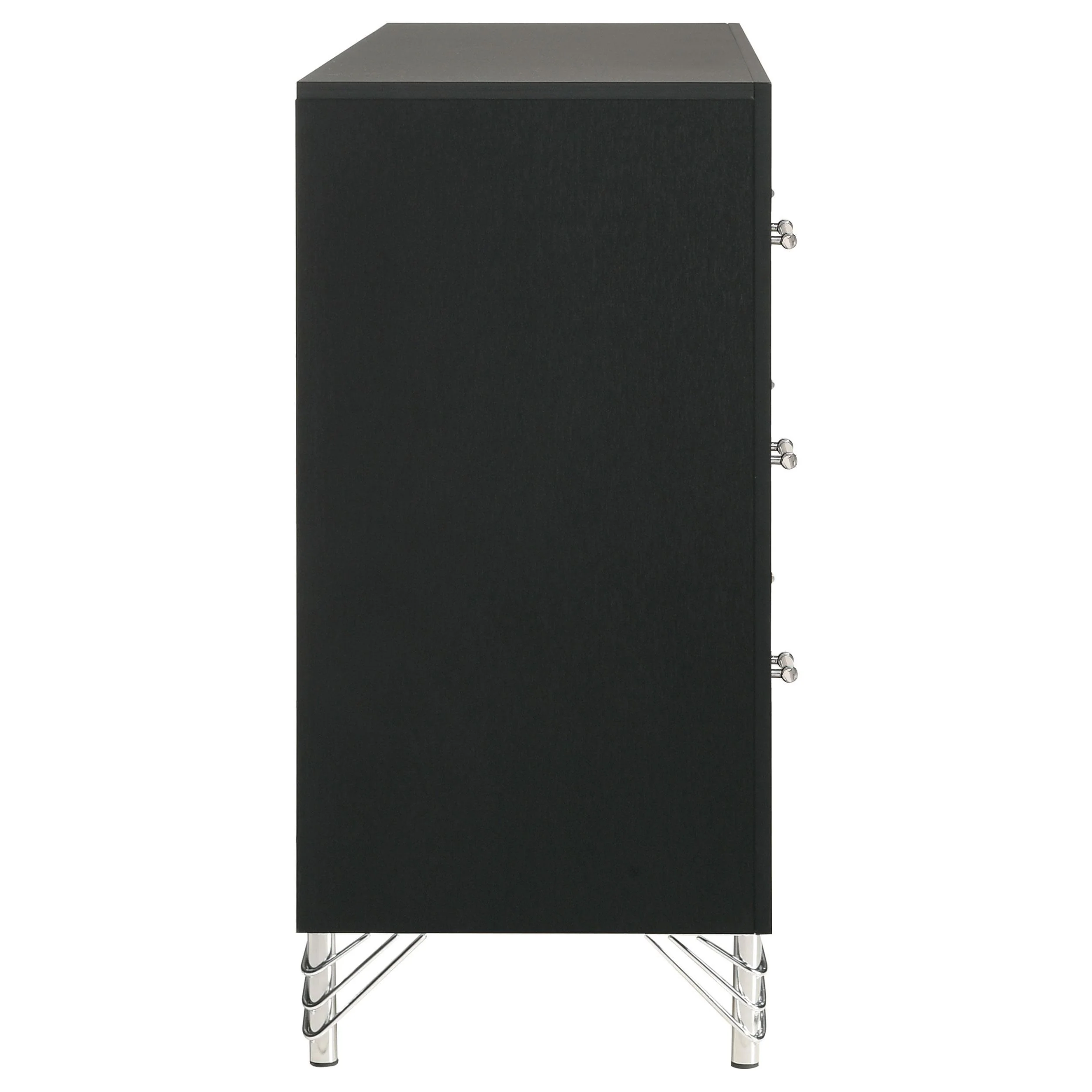 Lucia Black 6-drawer Dresser Cabinet - Image 9