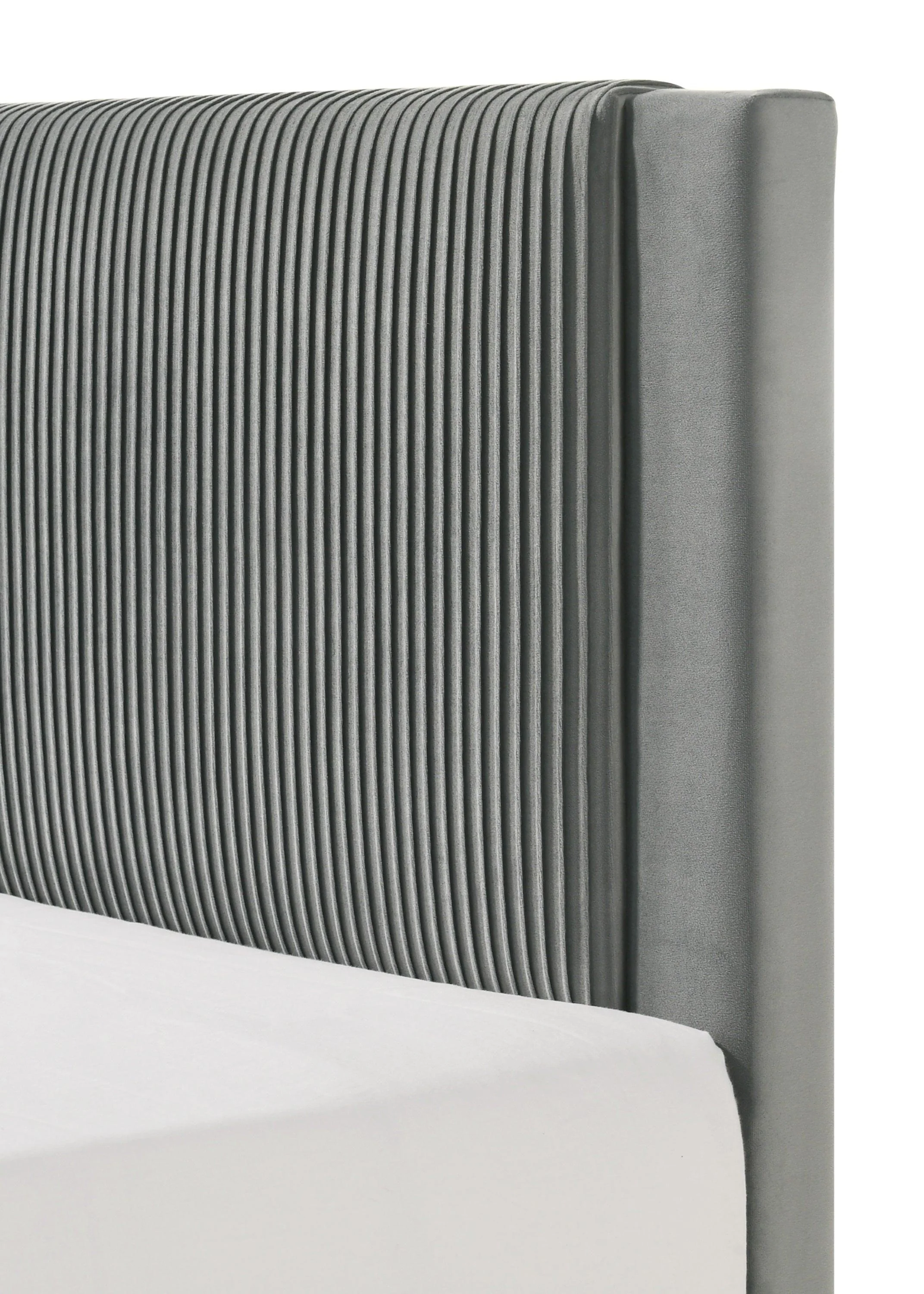 Lucia Light Gray Twin Platform Bed - Image 5