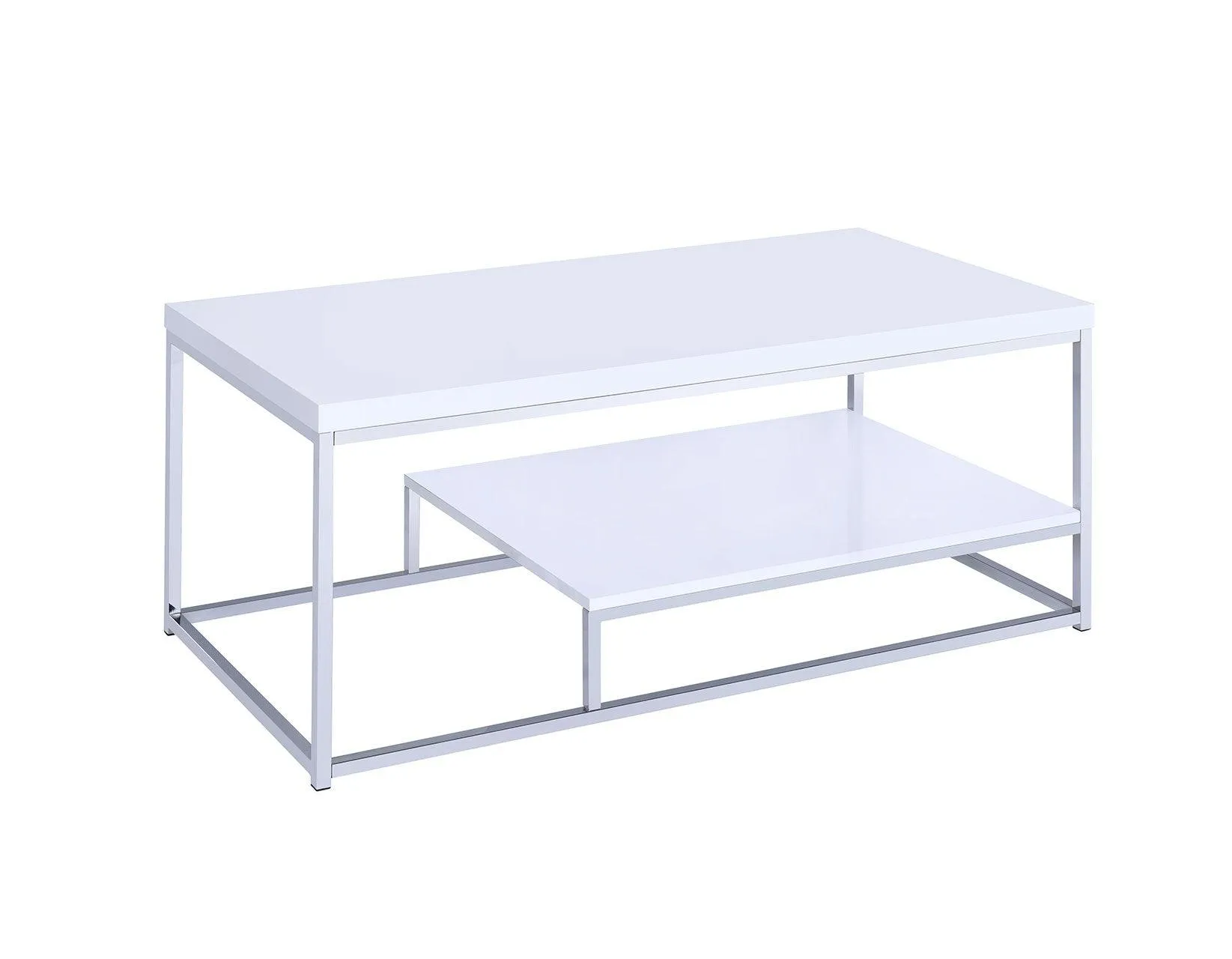 Lucia White Cocktail Table