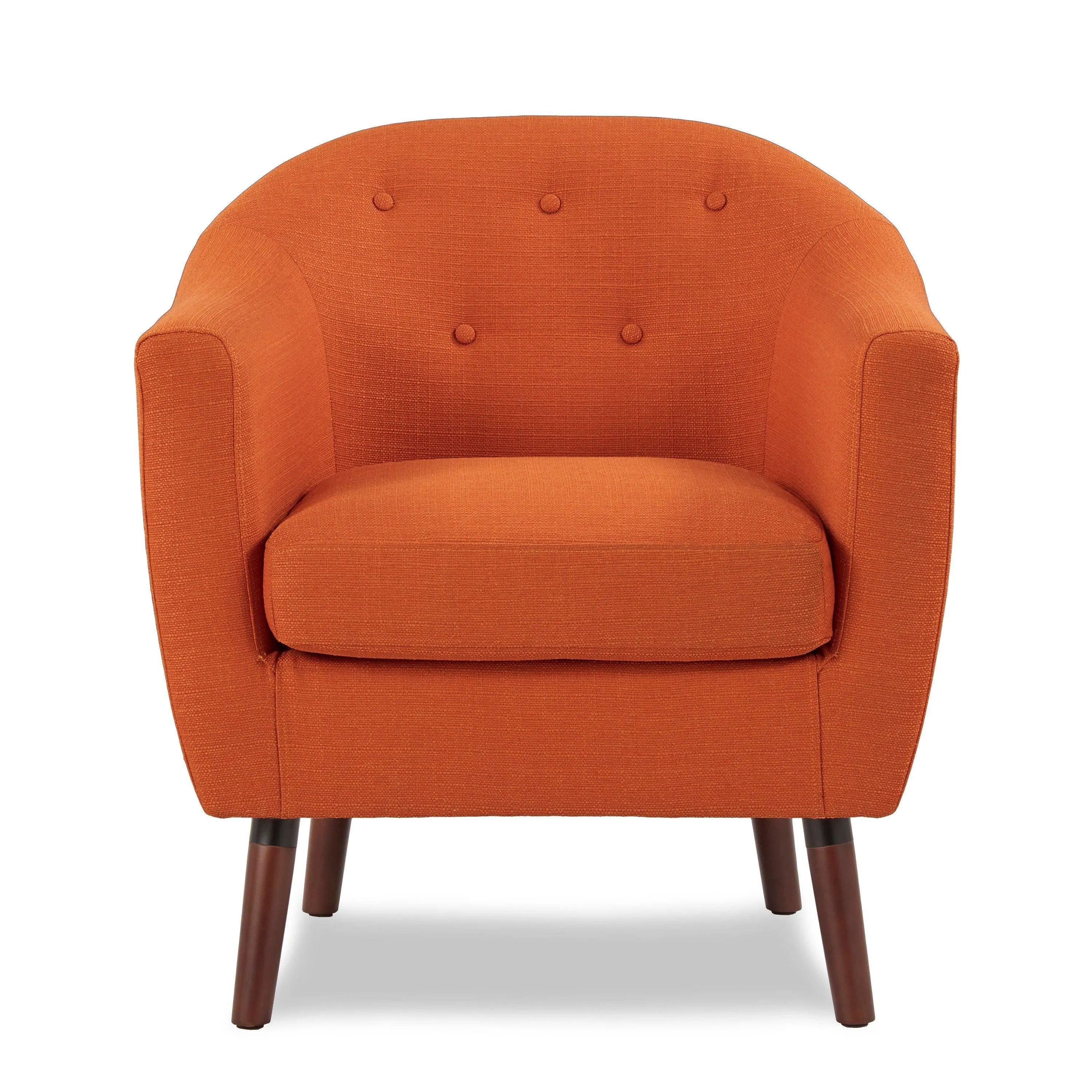 Lucille Orange Accent Chair - Image 2