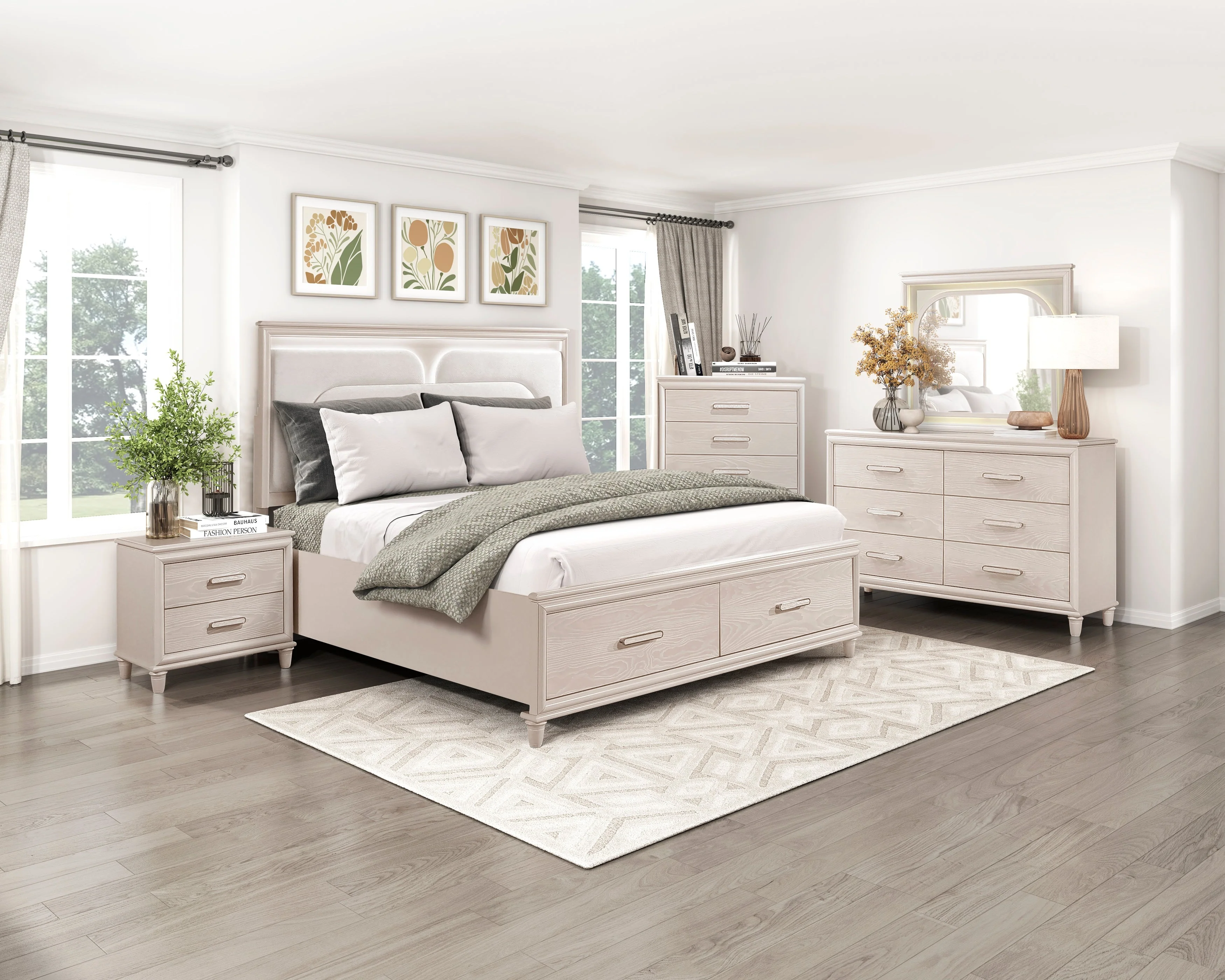 Lunaris Beige Night Stand - Image 7