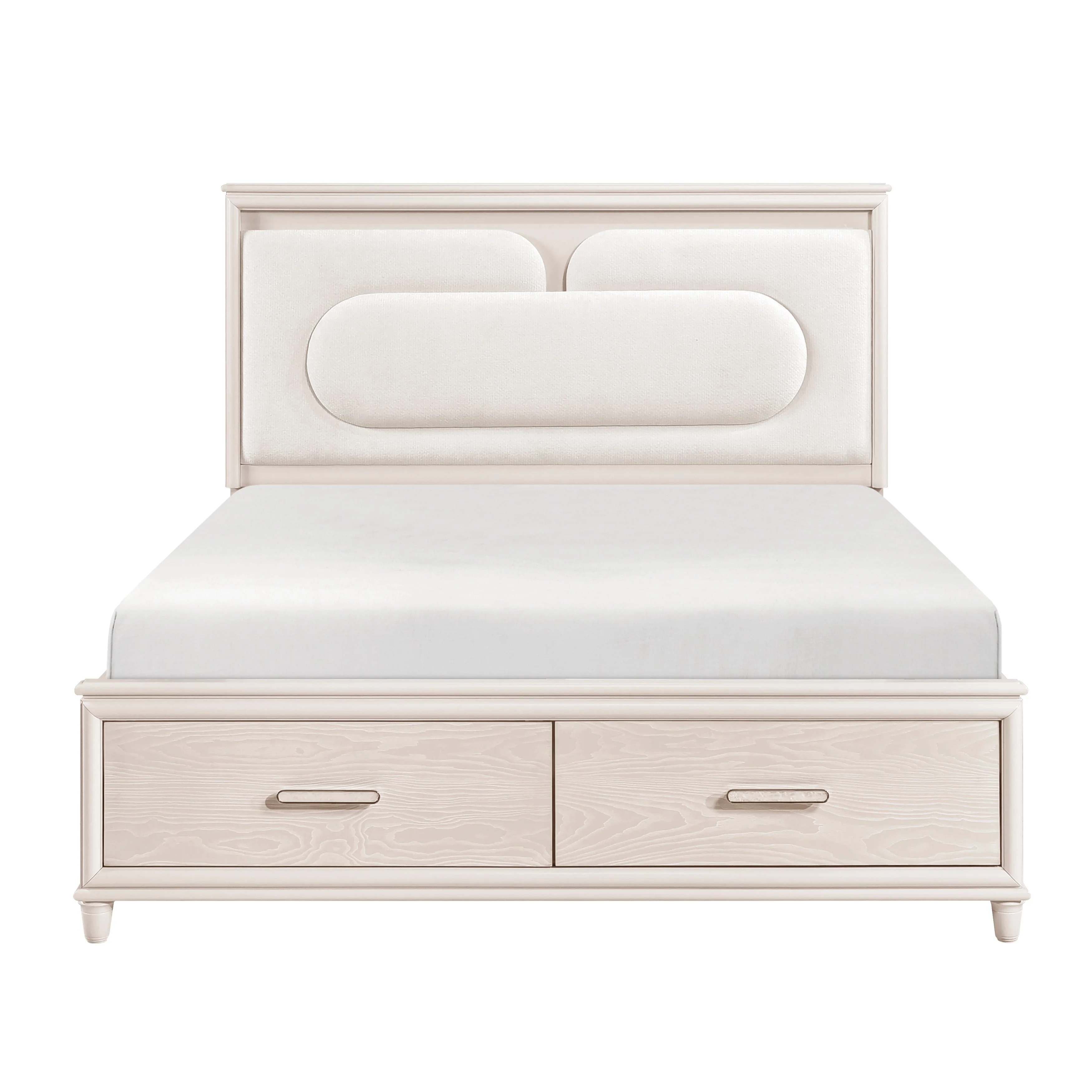 Lunaris Beige Storage Platform Bedroom Set - Image 3