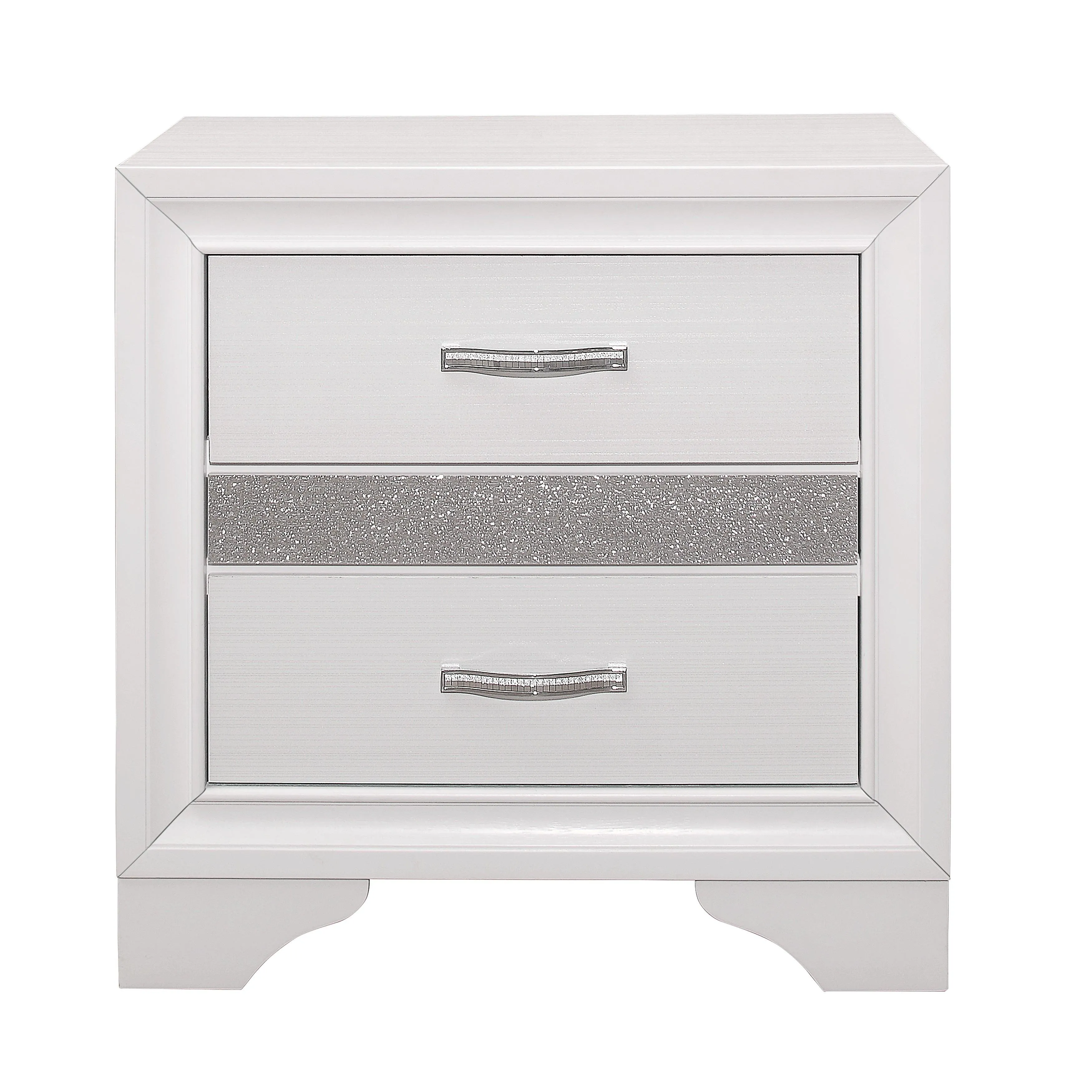 Luster White Nightstand - Image 4