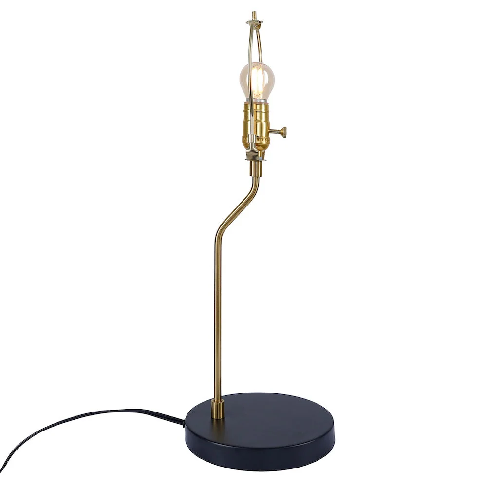 Lustrous Table Lamp - Black outer and Gold inner - Image 6