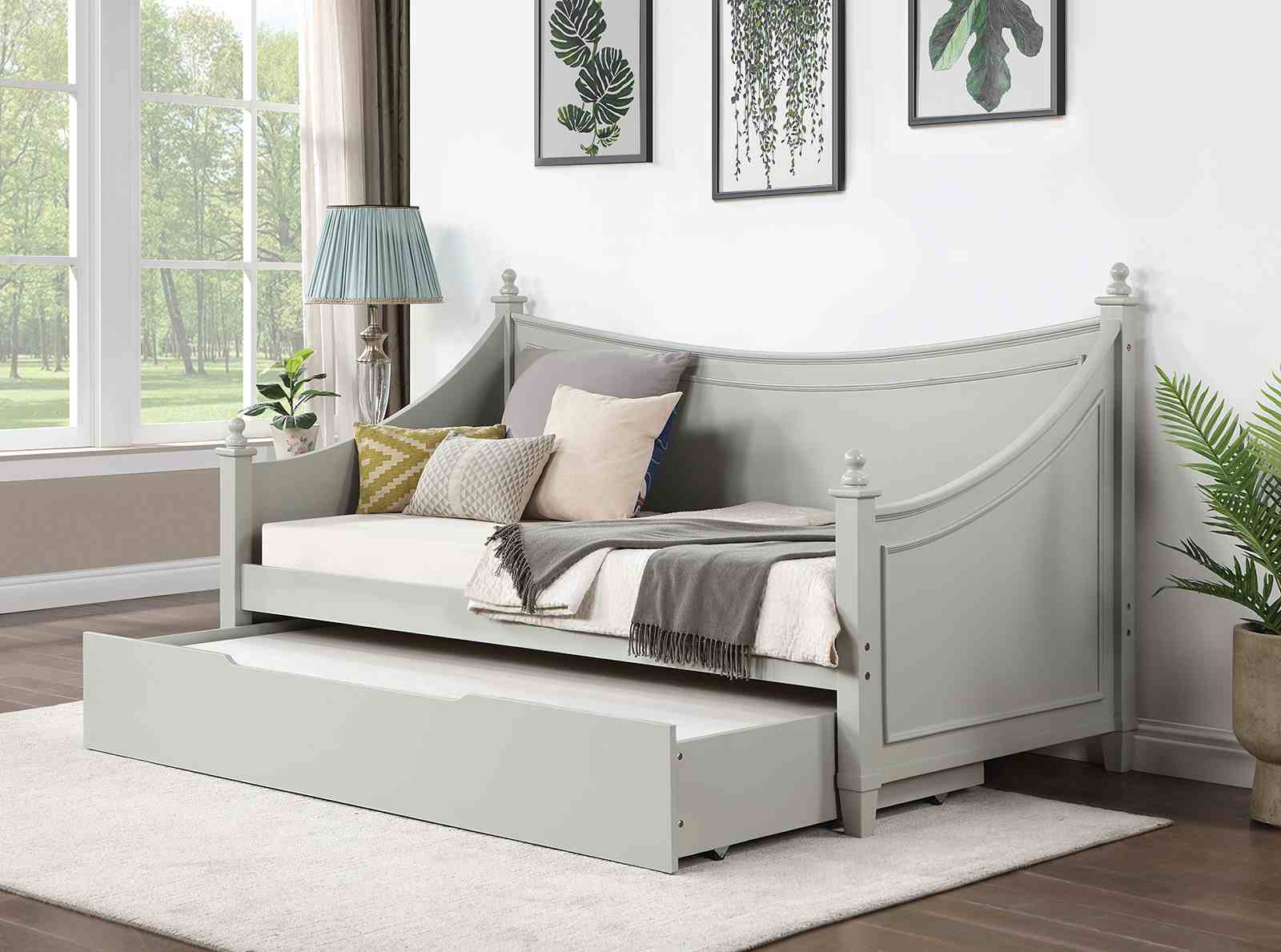 Lycoris Light Gray Twin Daybed