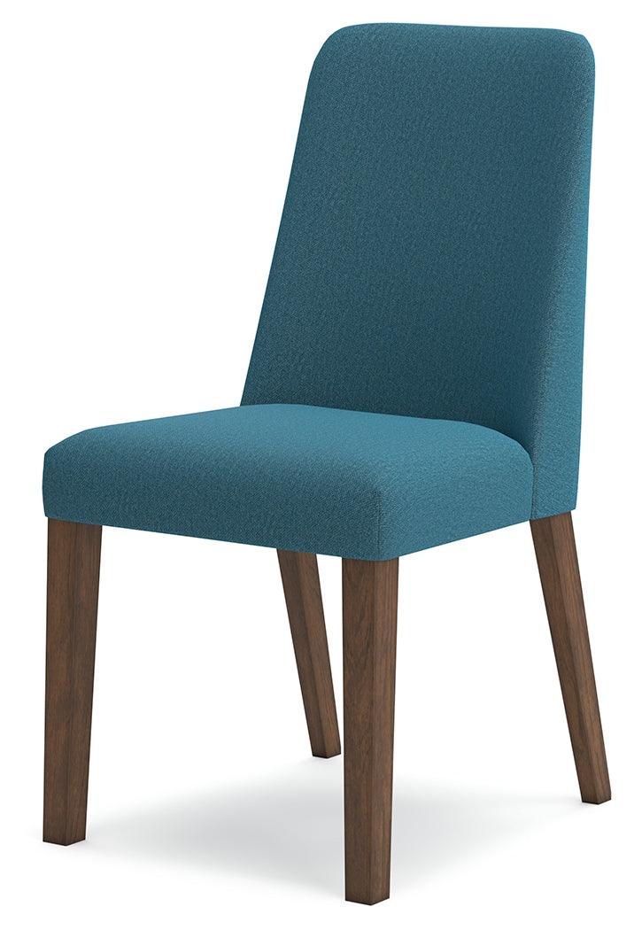 Lyncott Blue/Brown Dining Chair, Set of 2 - Image 2